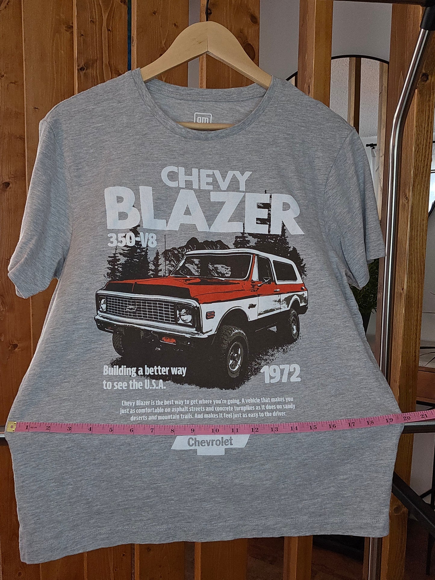 Grey Chevy blazer