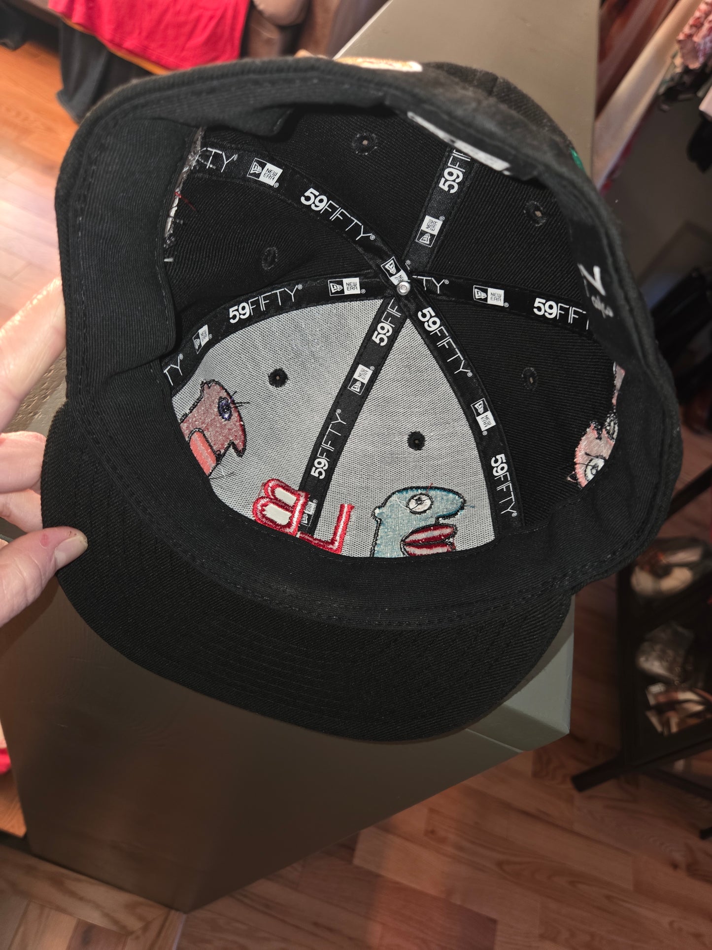 Black Cap with embroidery