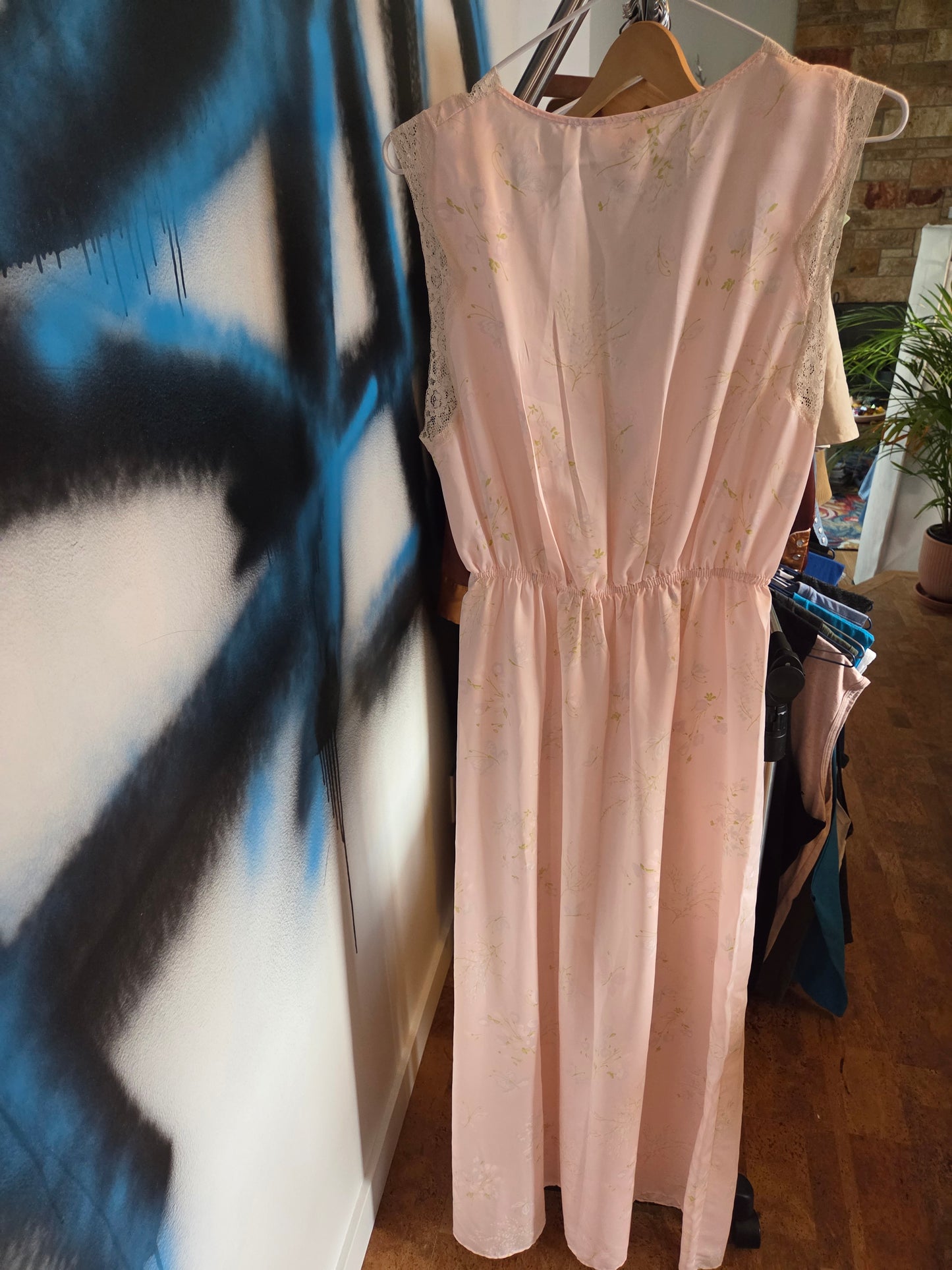 Vintage light pink loungwear ..Barbizon...USA