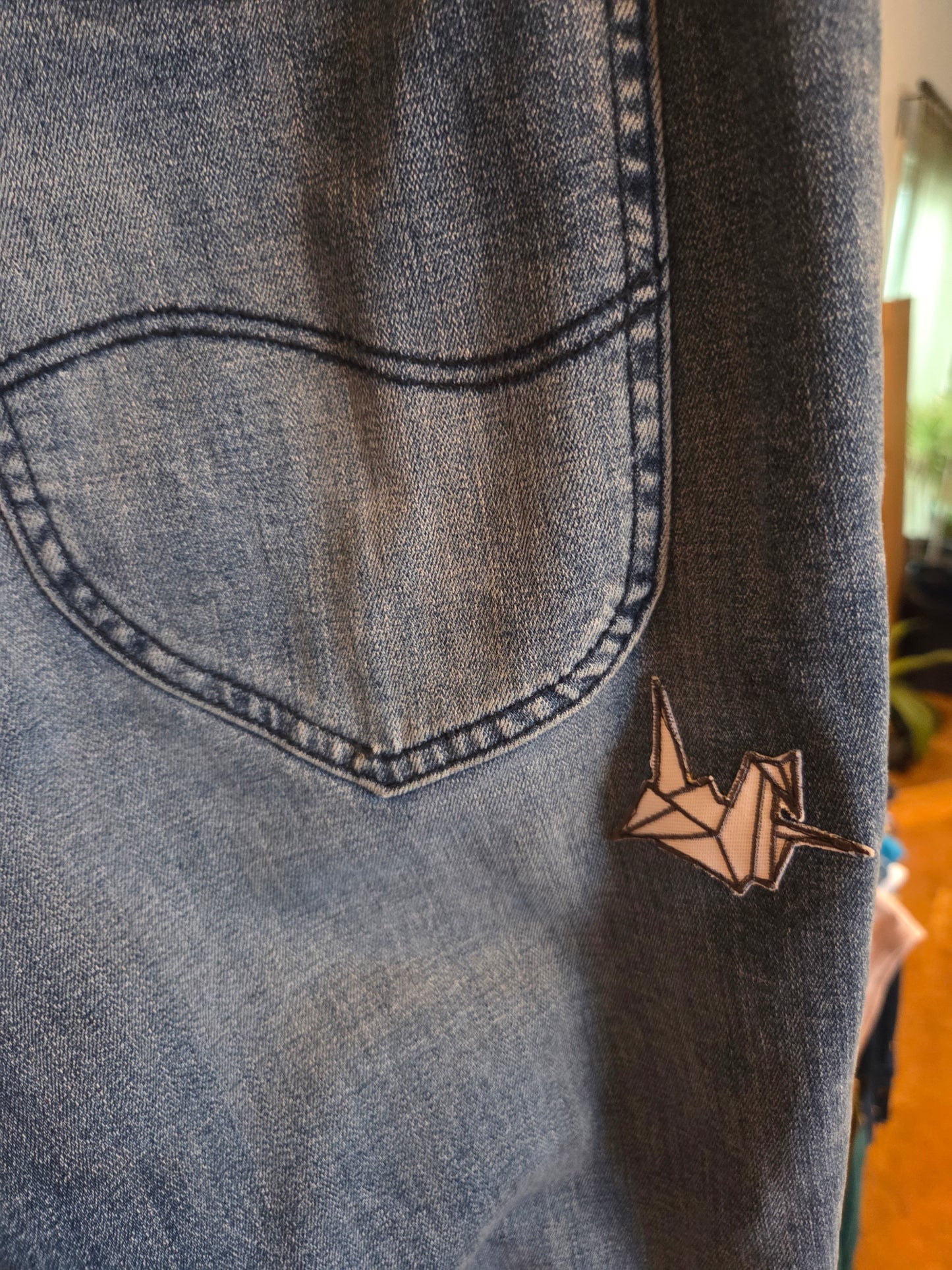 BAB Emp upcycled jean Besame Mucho
