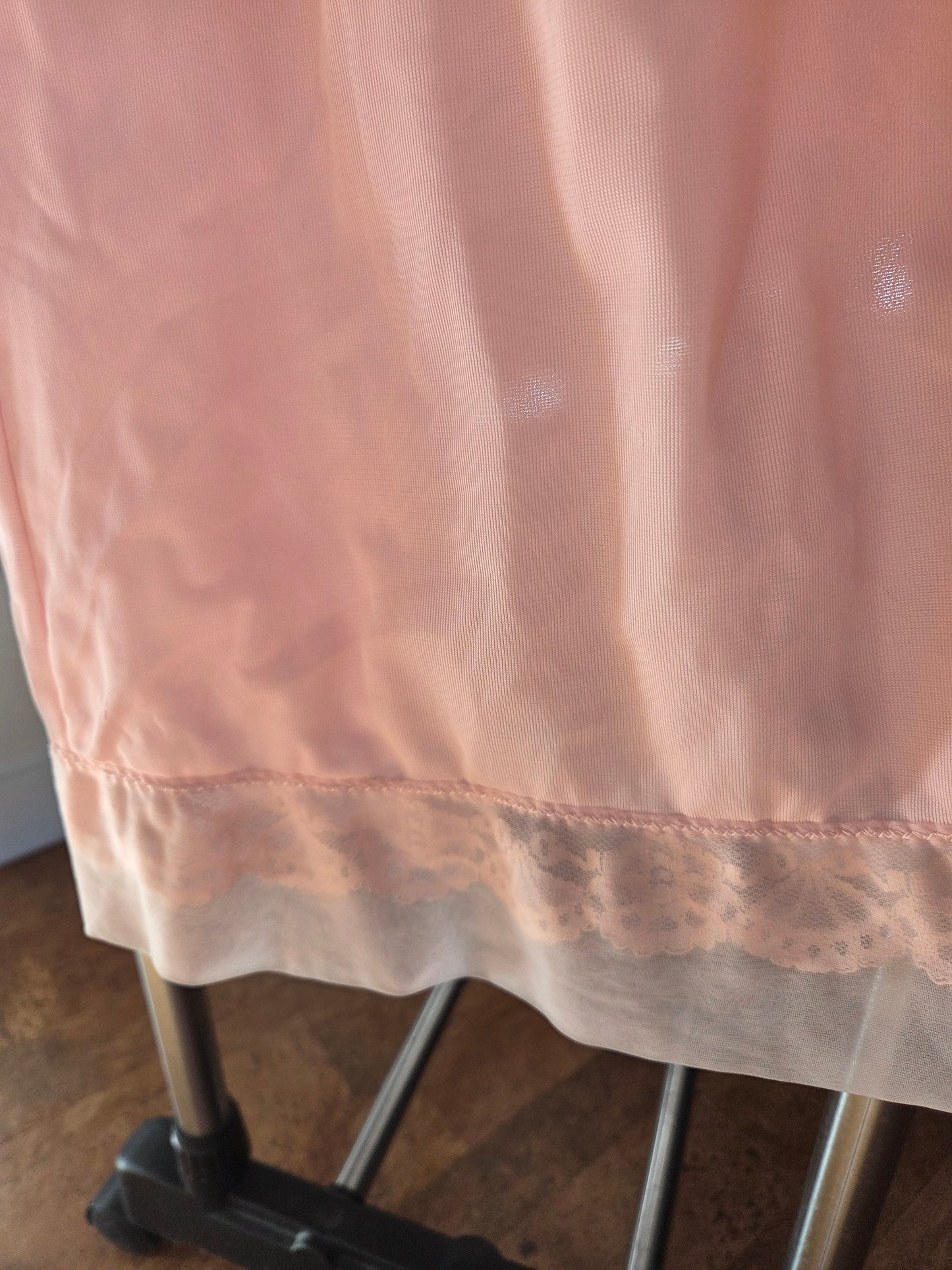 Reitmans vintage knee length light pink slip