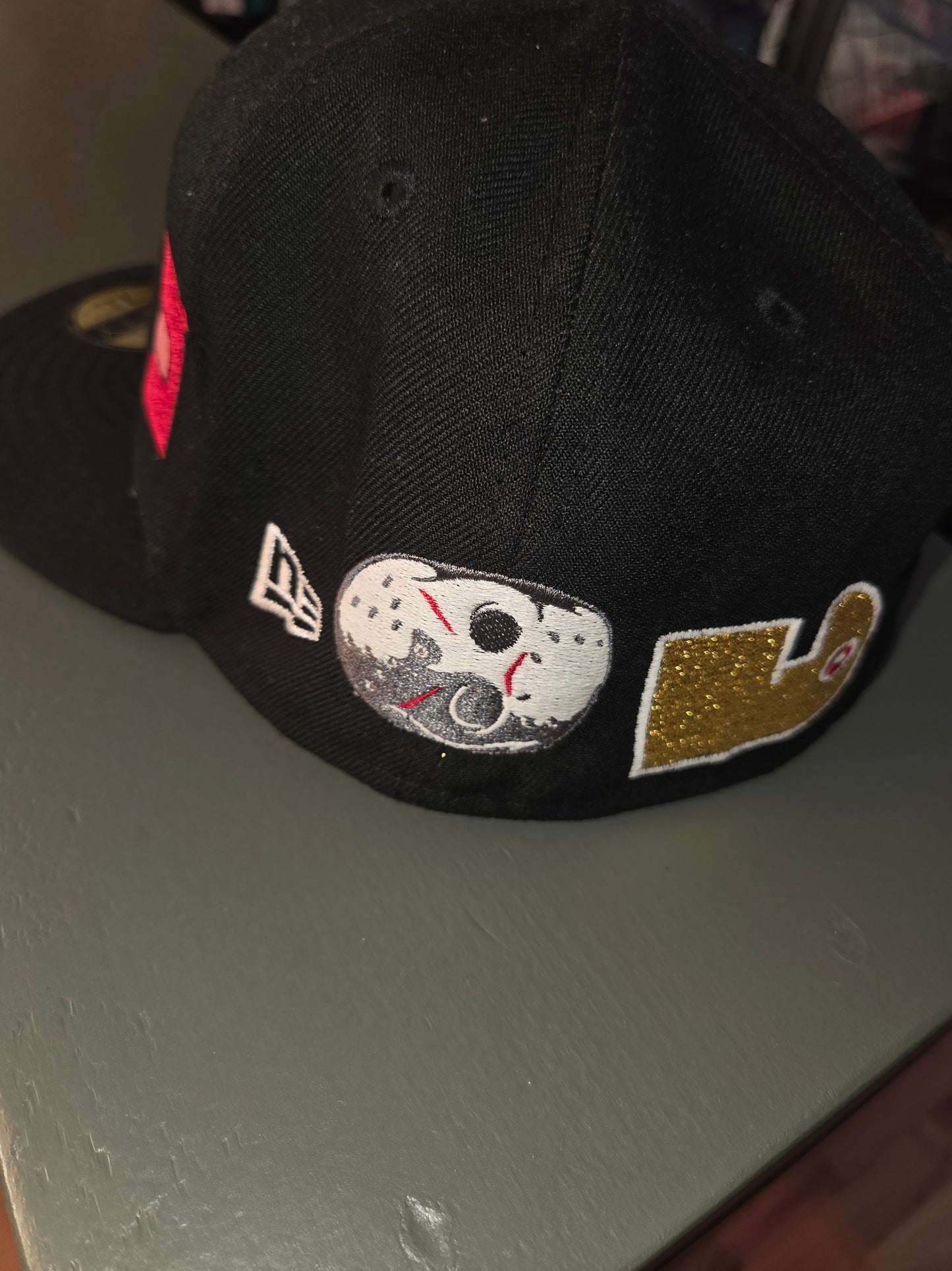 Black Cap with embroidery
