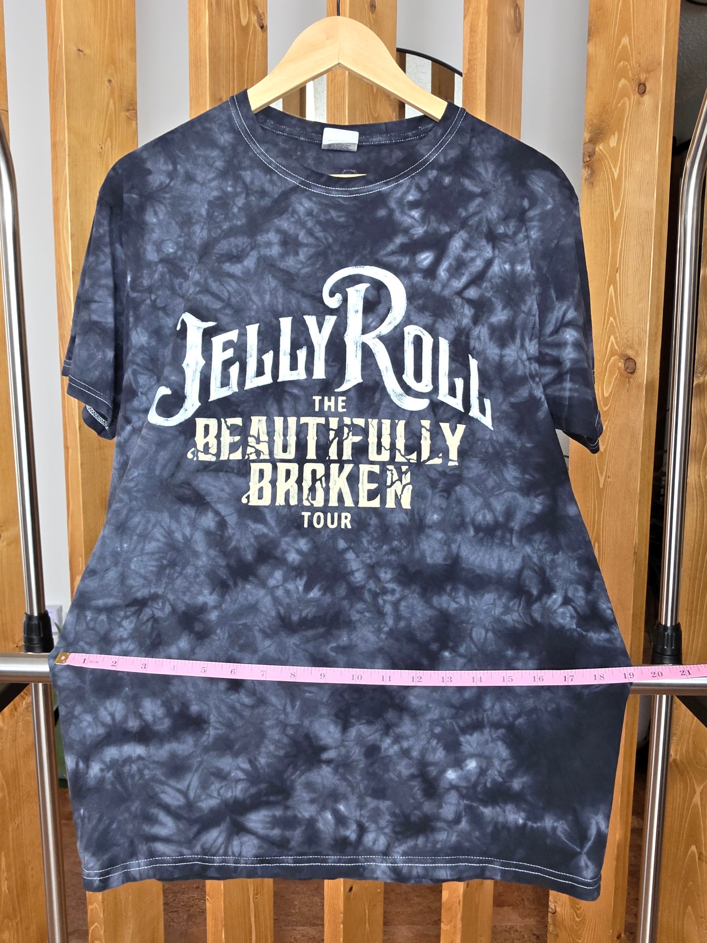 Dark Grey tie dye Jelly Roll tour