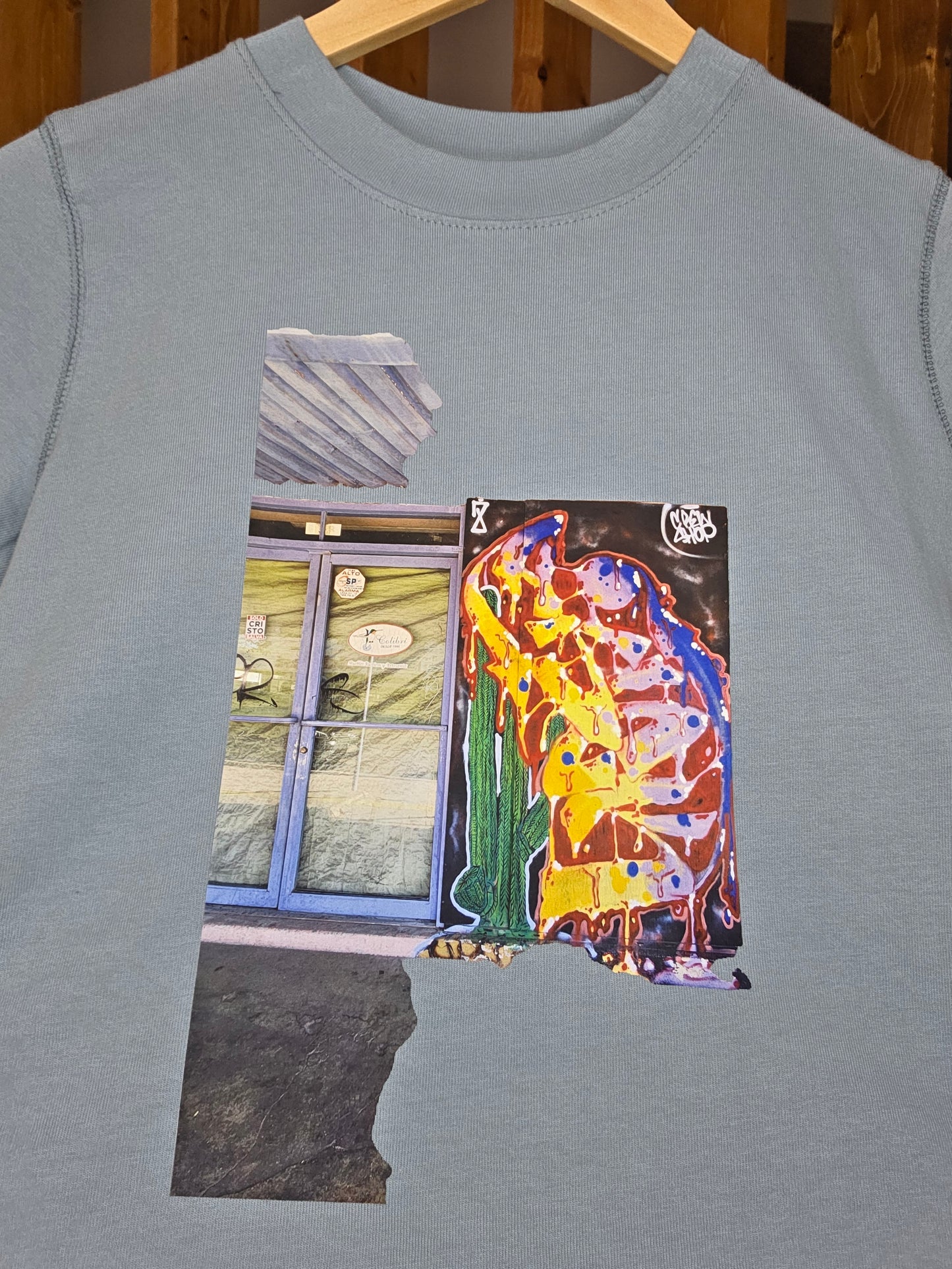 LA PAZ street art collection grey/blue...multi color