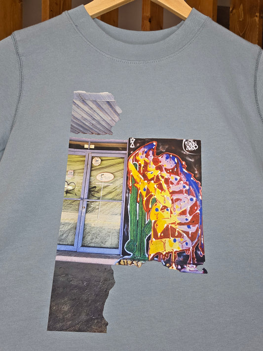 LA PAZ street art collection grey/blue...multi color