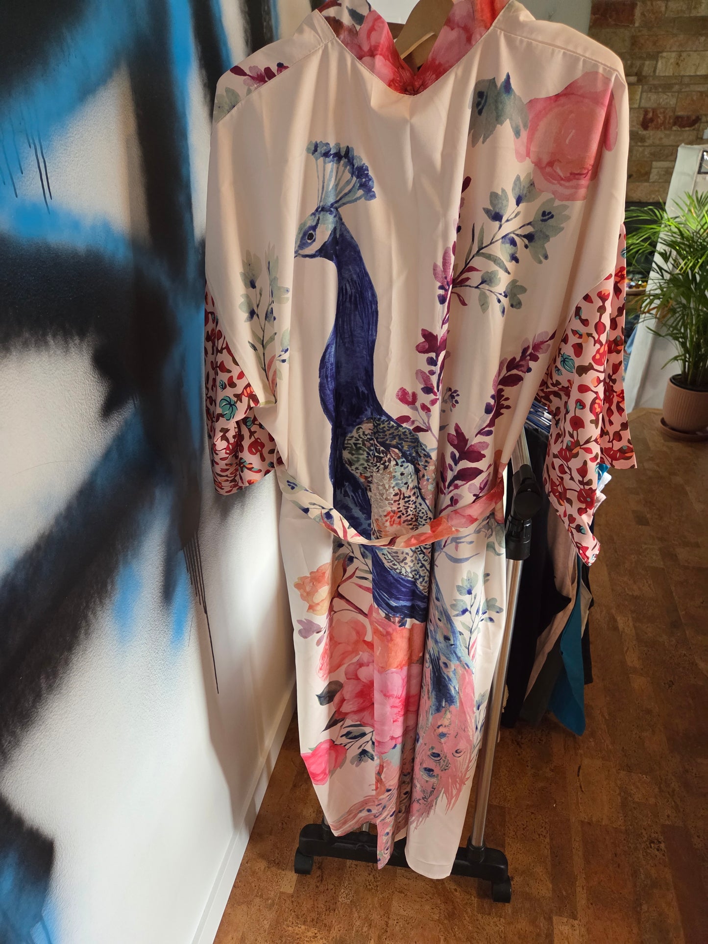 Kimono style robe