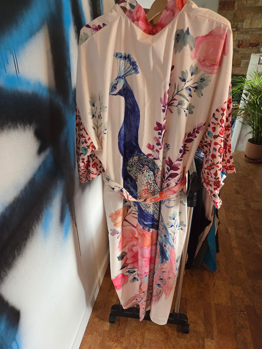 Kimono style robe