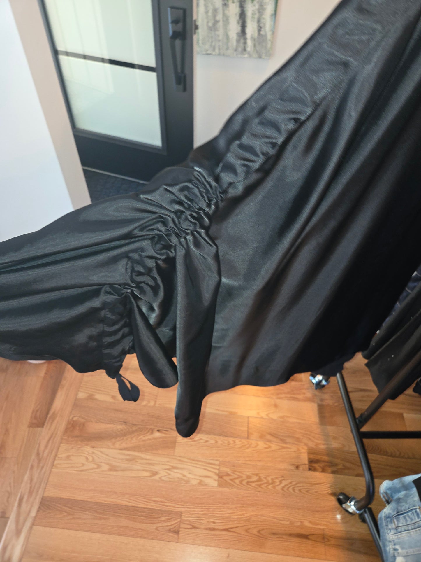 Vintage MM6 Maison Martin Margiela Paris Black Satin Skirt