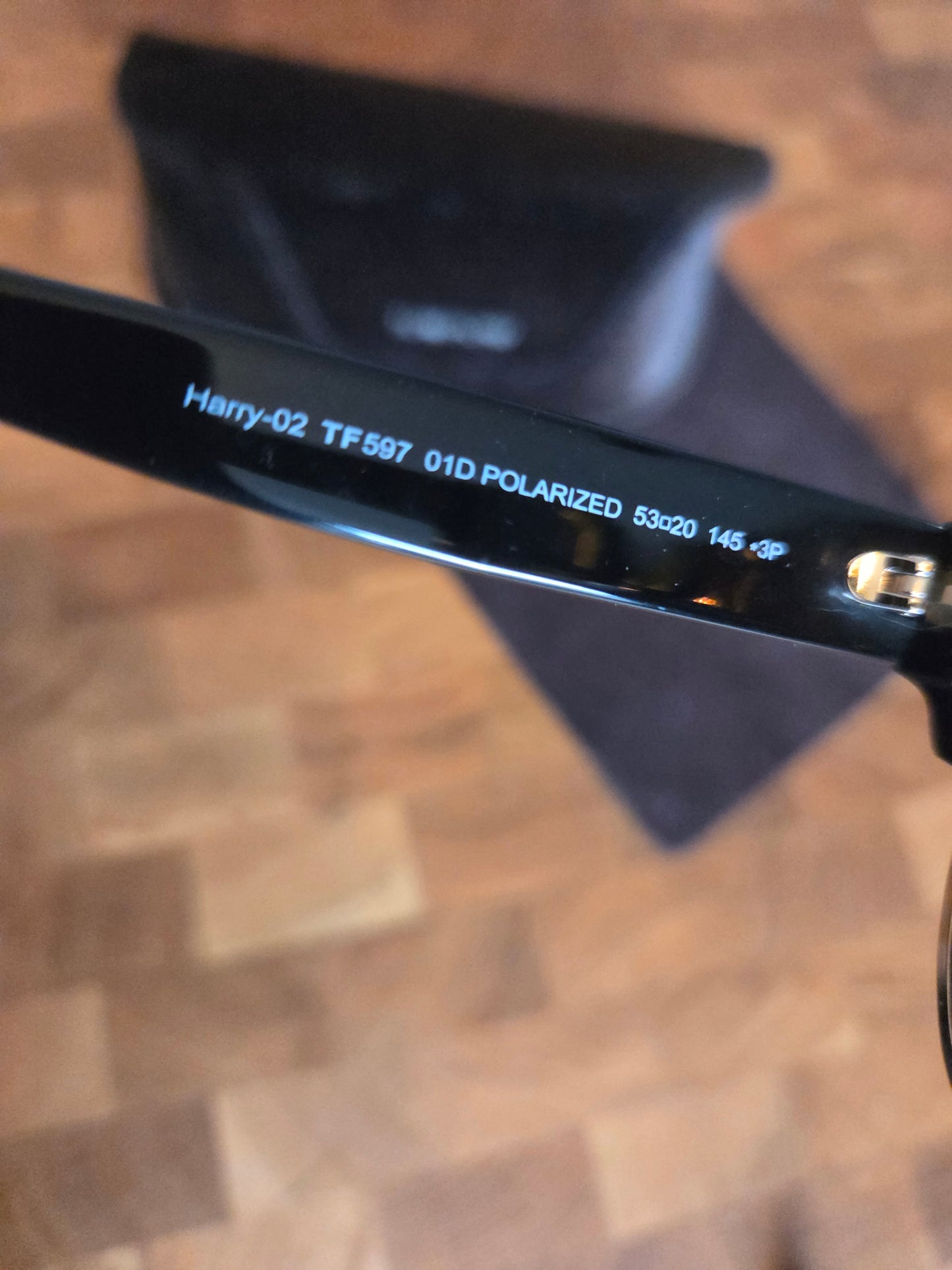 Tom Ford Black wayfarer polarized sunglasses