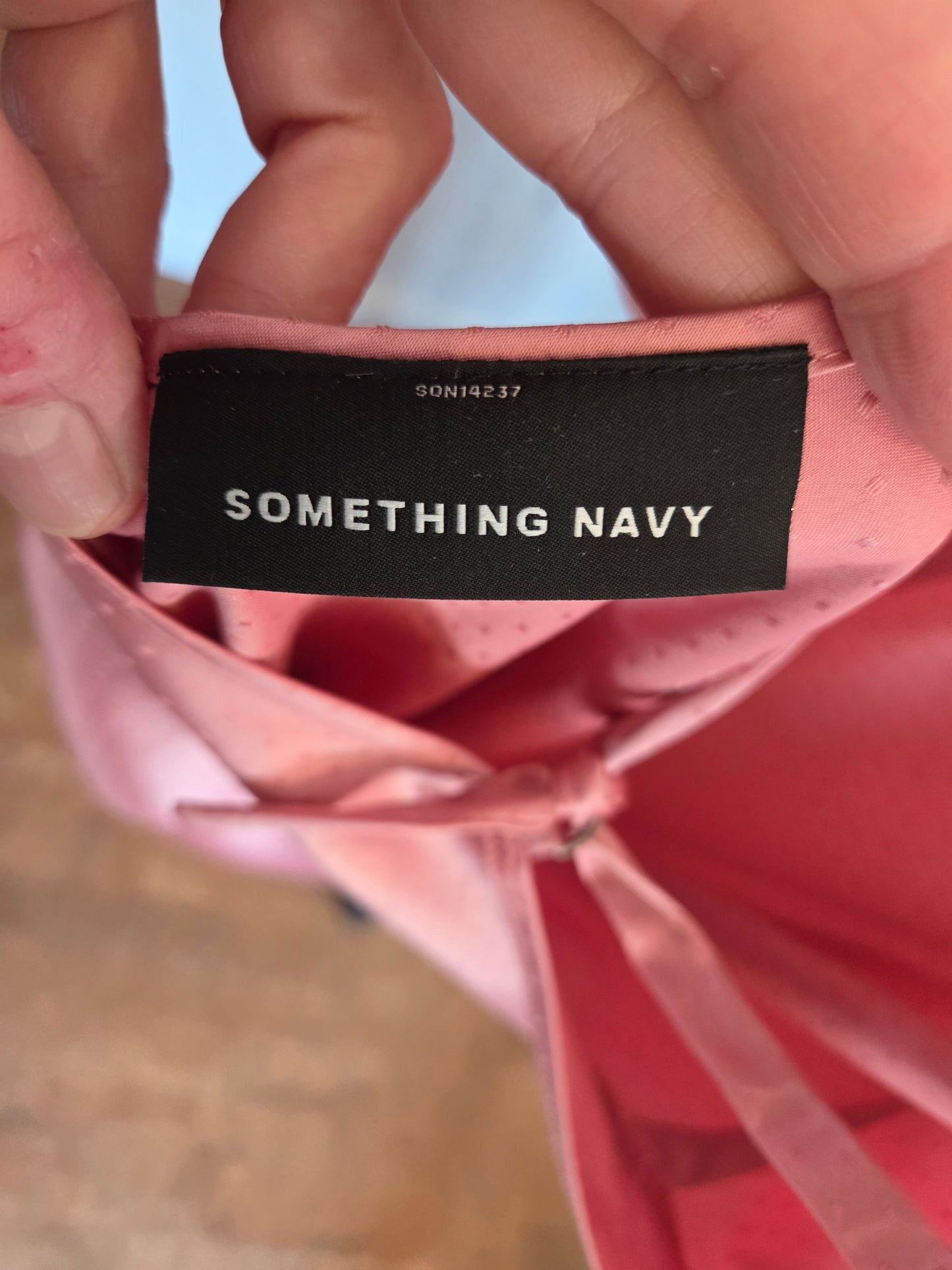 Rosy/pink slip dress