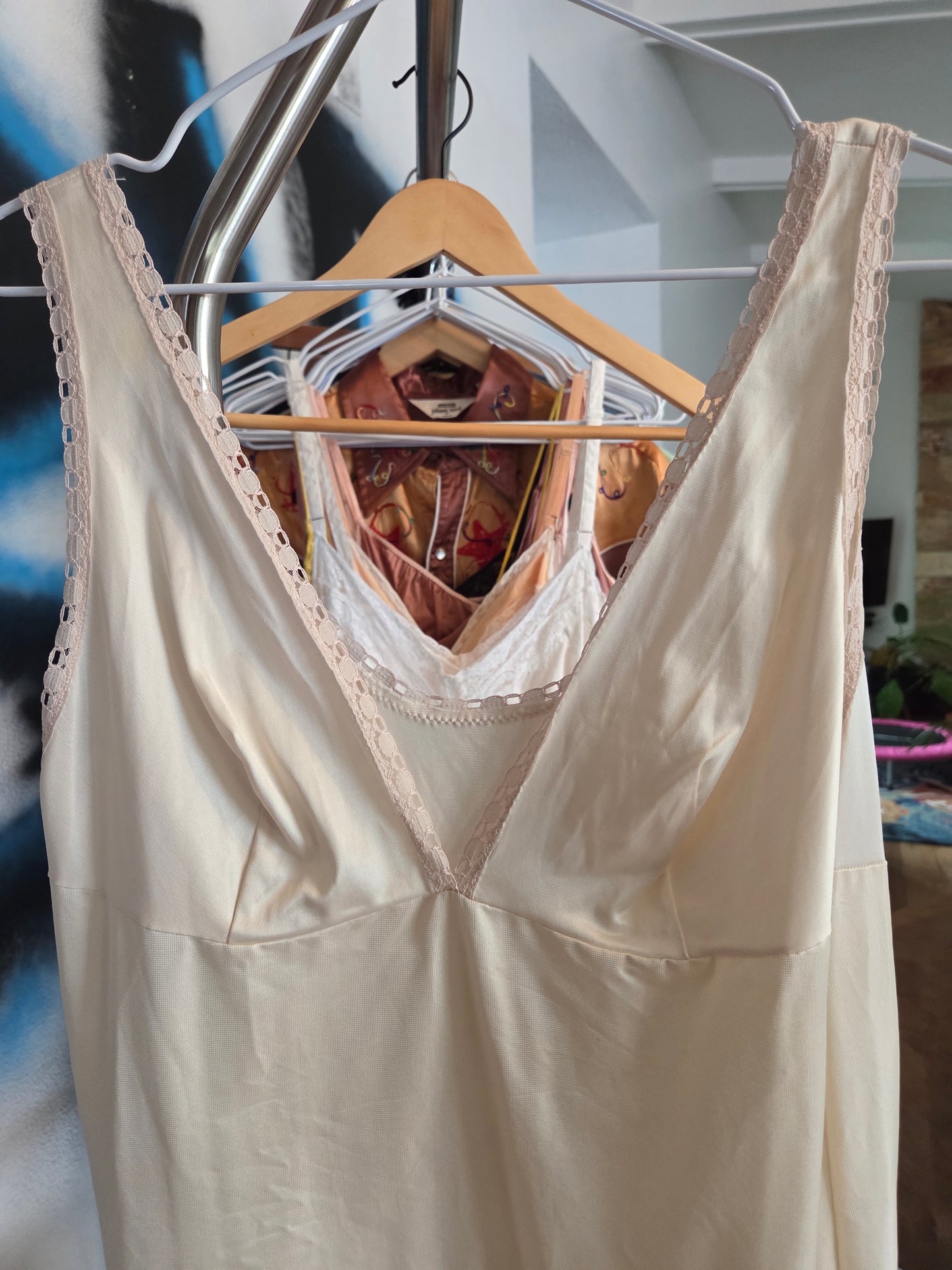 Kayser vintage cream long slip