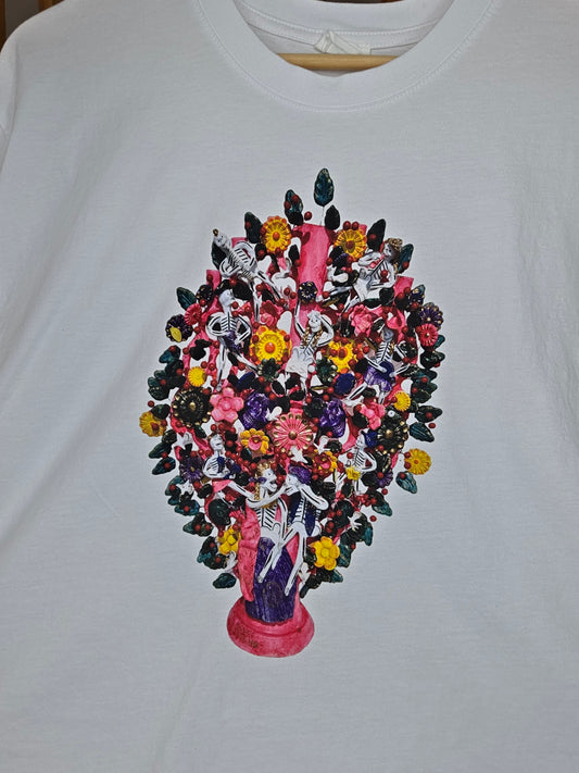 LA PAZ street art collection white ...Day of the Dead celebration