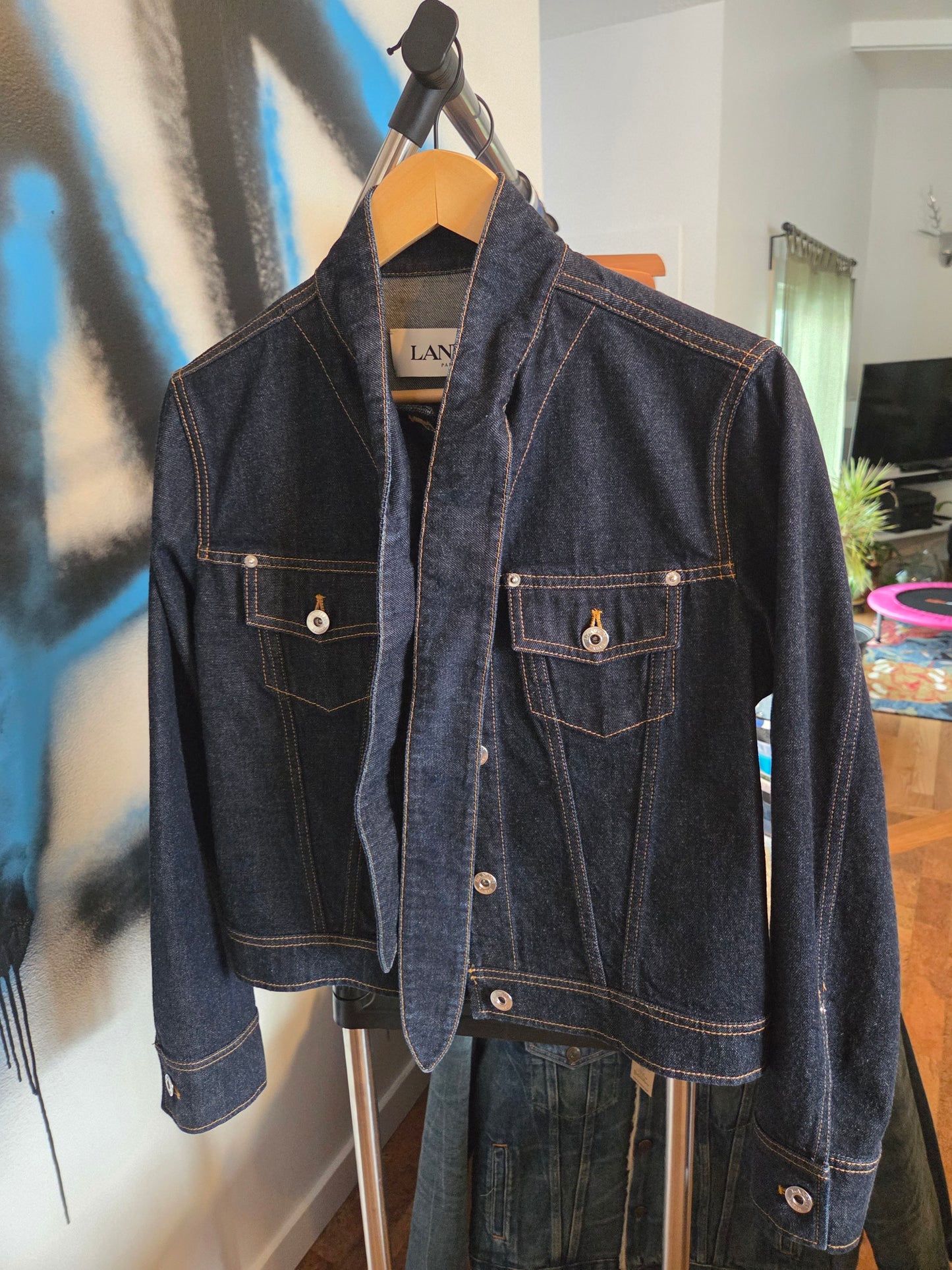 Lanvin Paris womens jean jacket