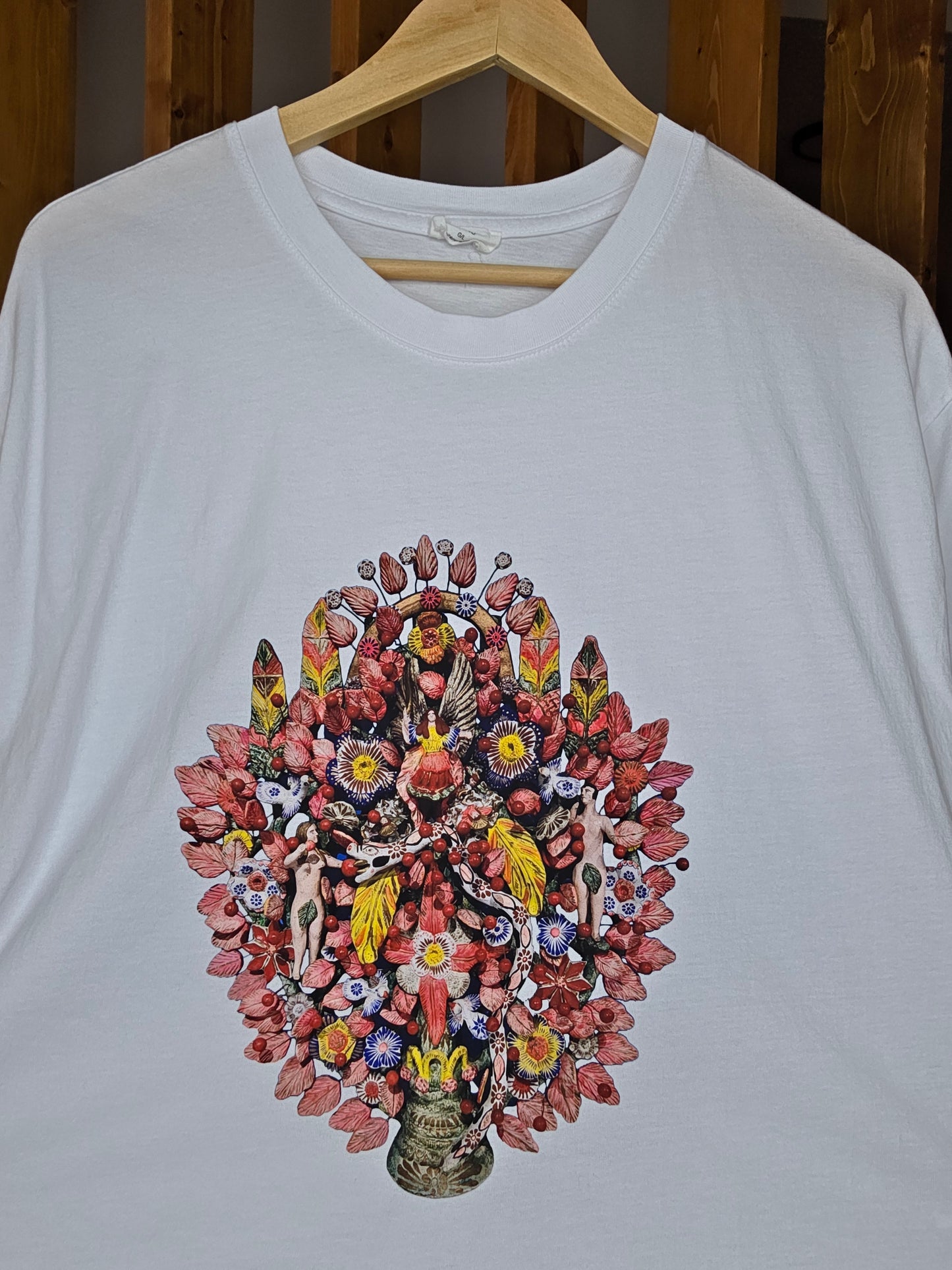 LA PAZ street art collection white...Adam and Eve..angel