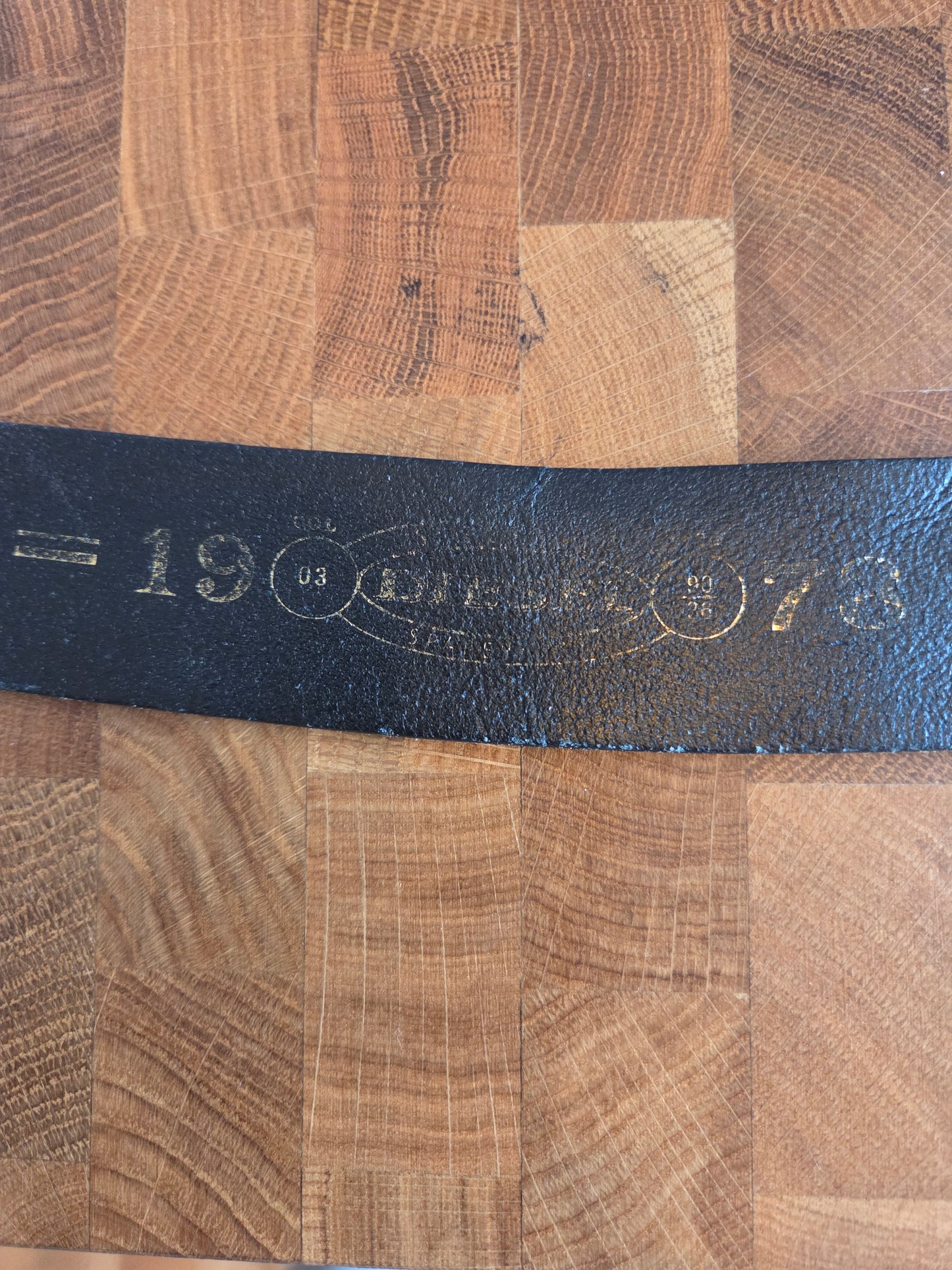 Diesel vintage black belt and buckle...Italy