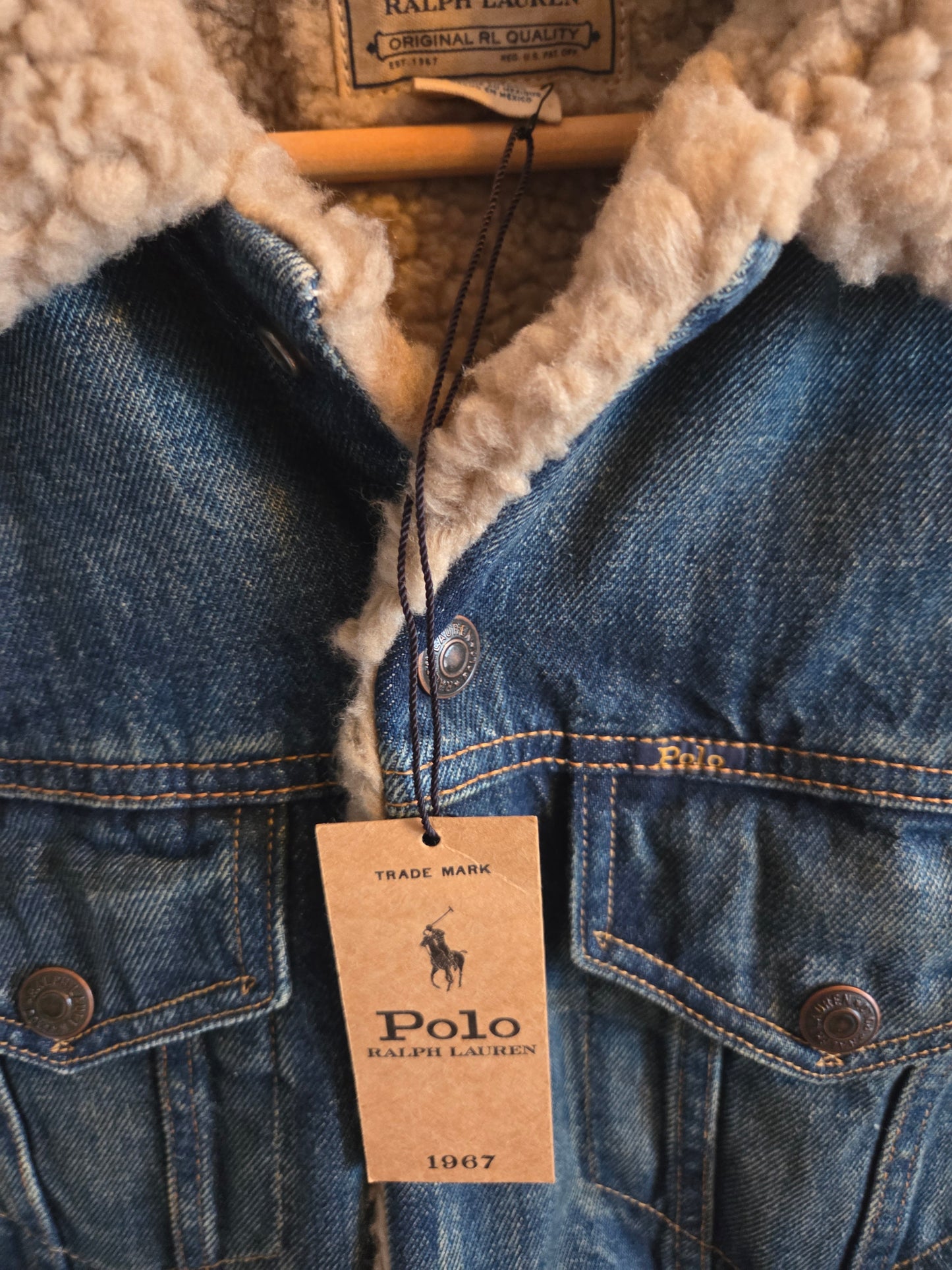 Polo Ralph Lauren men's lined jean jacket NWT