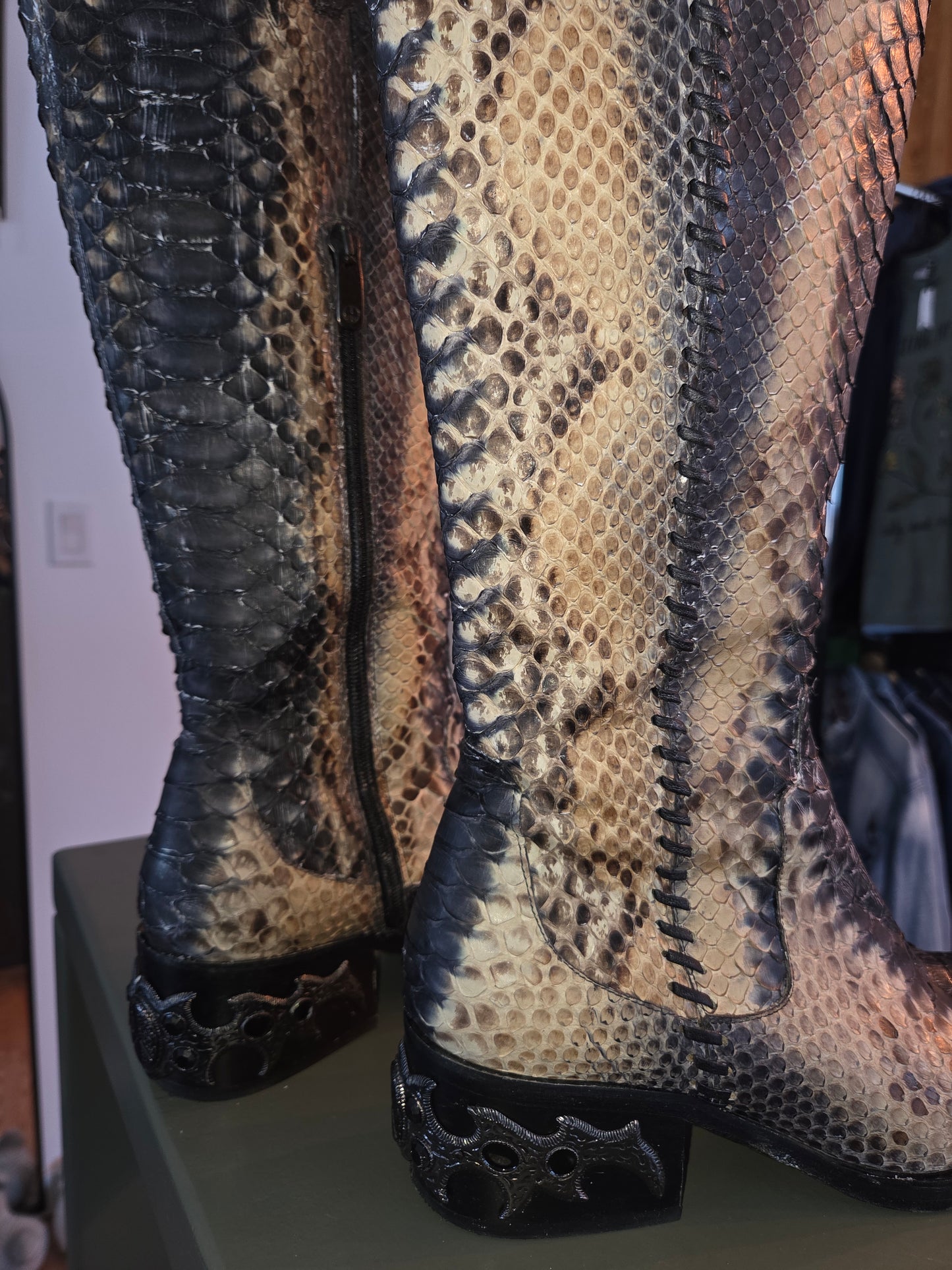 Genuine python Donald J Pliner Western Couture Collection Boot