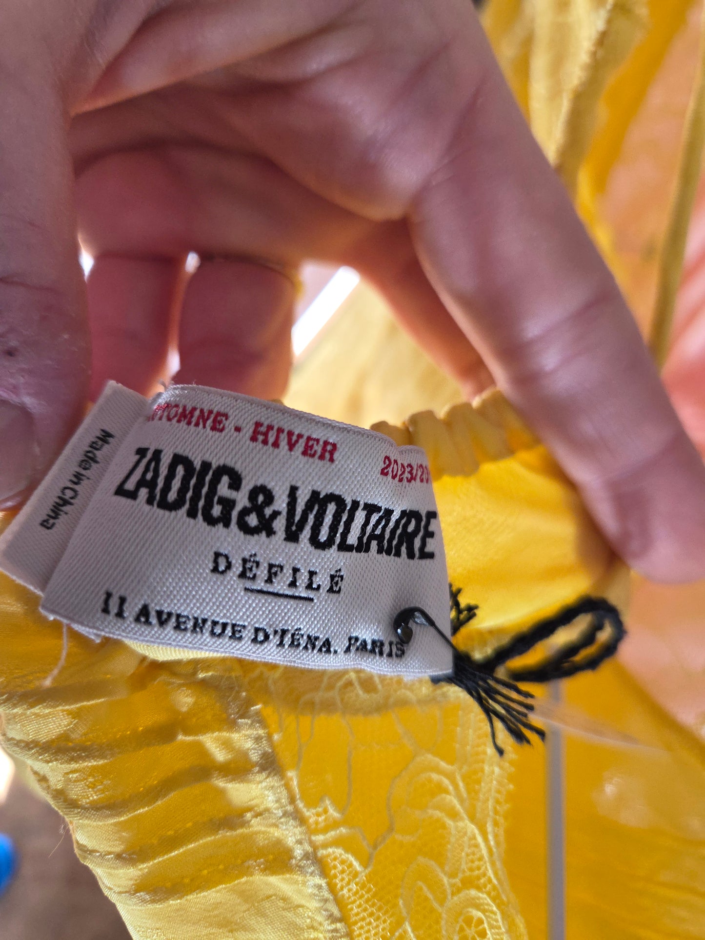 Zadig & Voltaire Paris silk slip