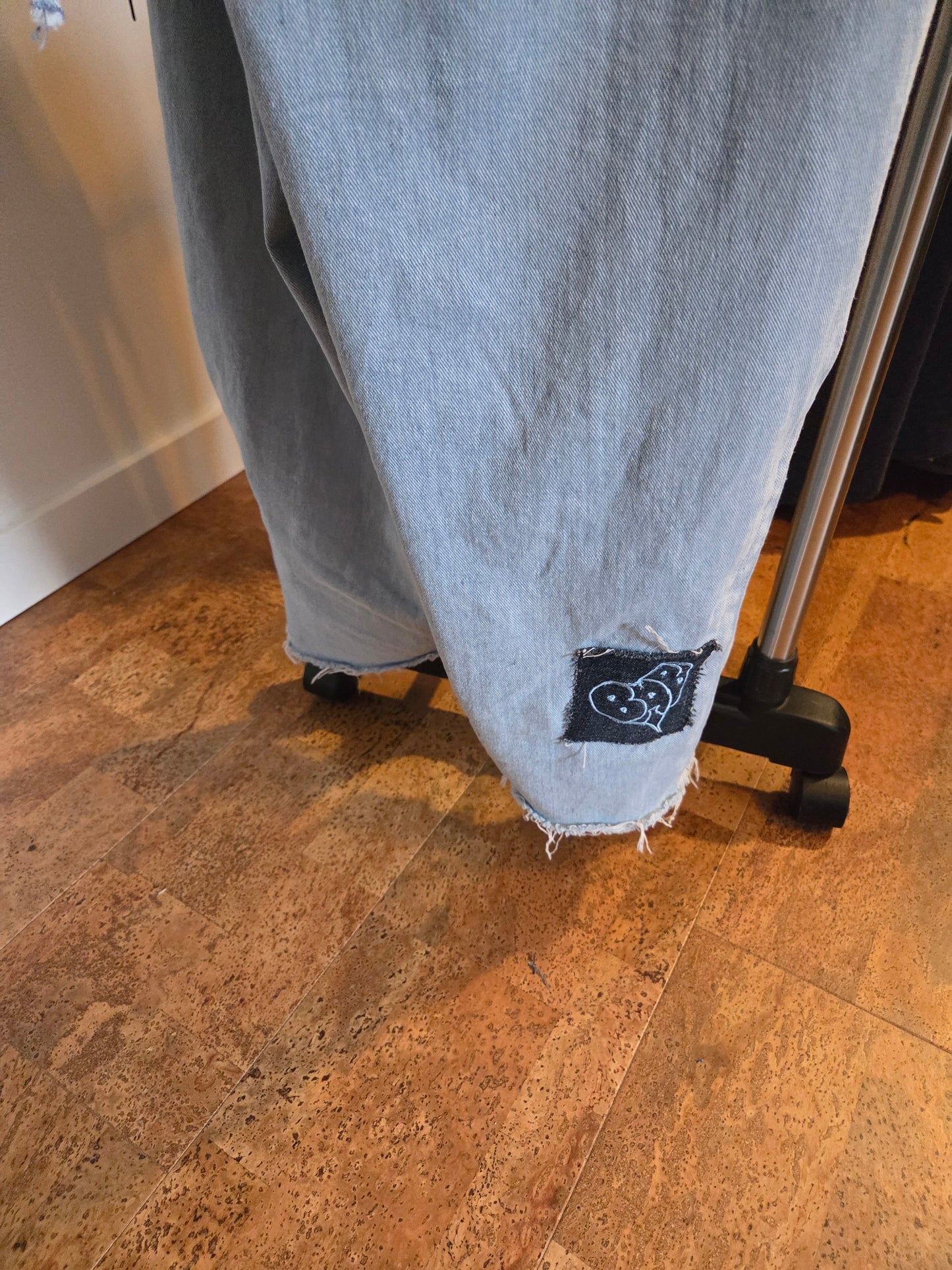 Molly Bracken light jean overalls