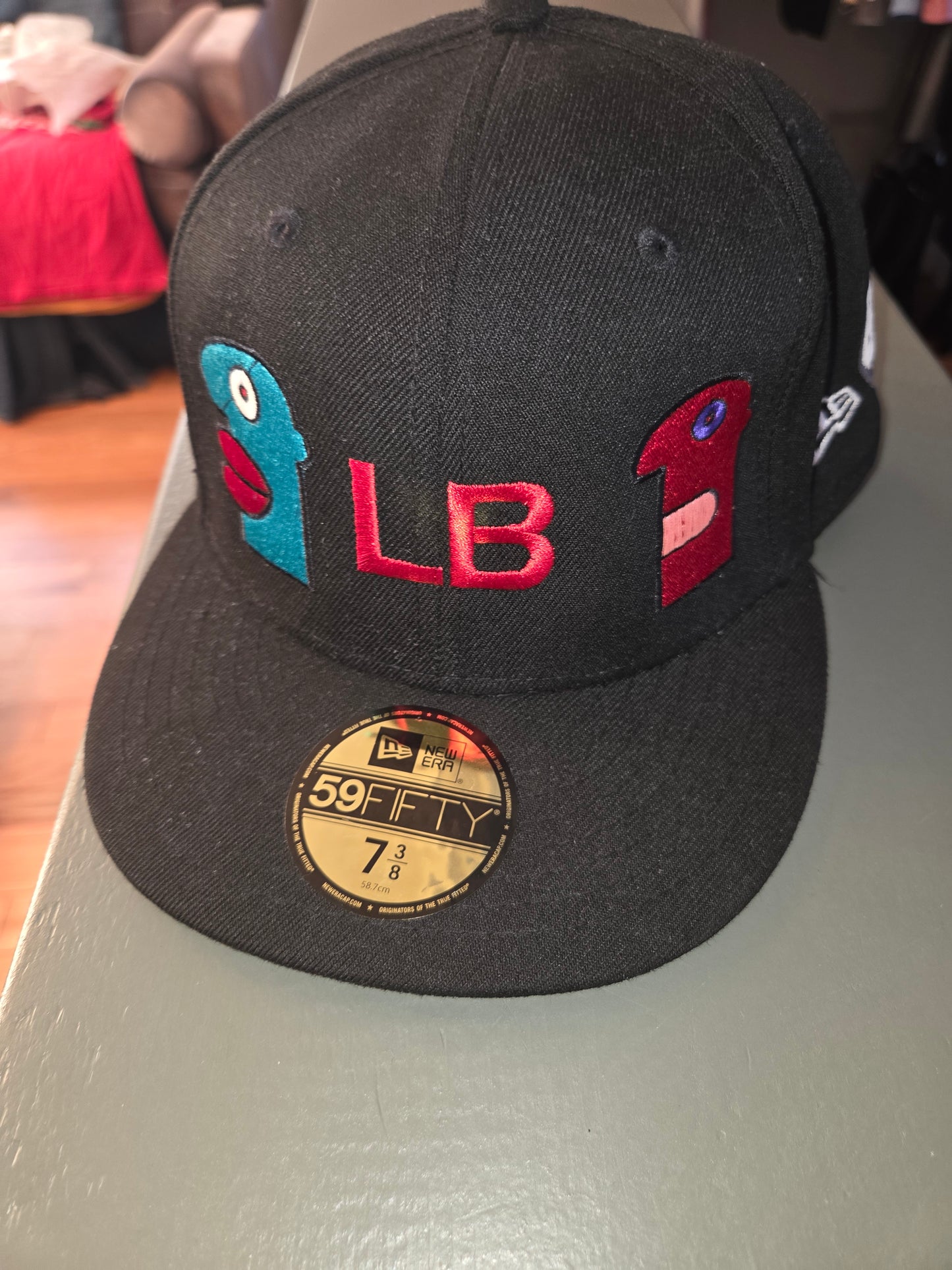 Black Cap with embroidery