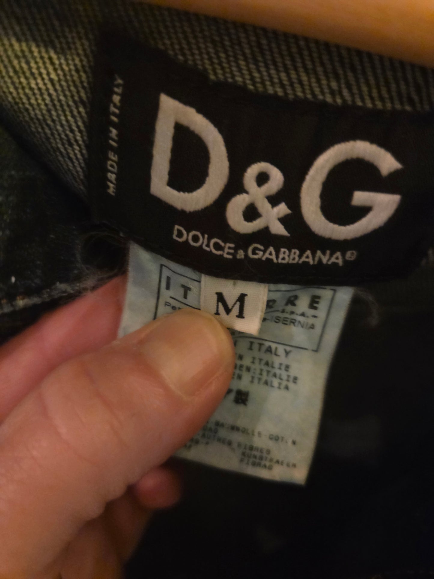 D&G Dolce Gabbana vintage jean jacket