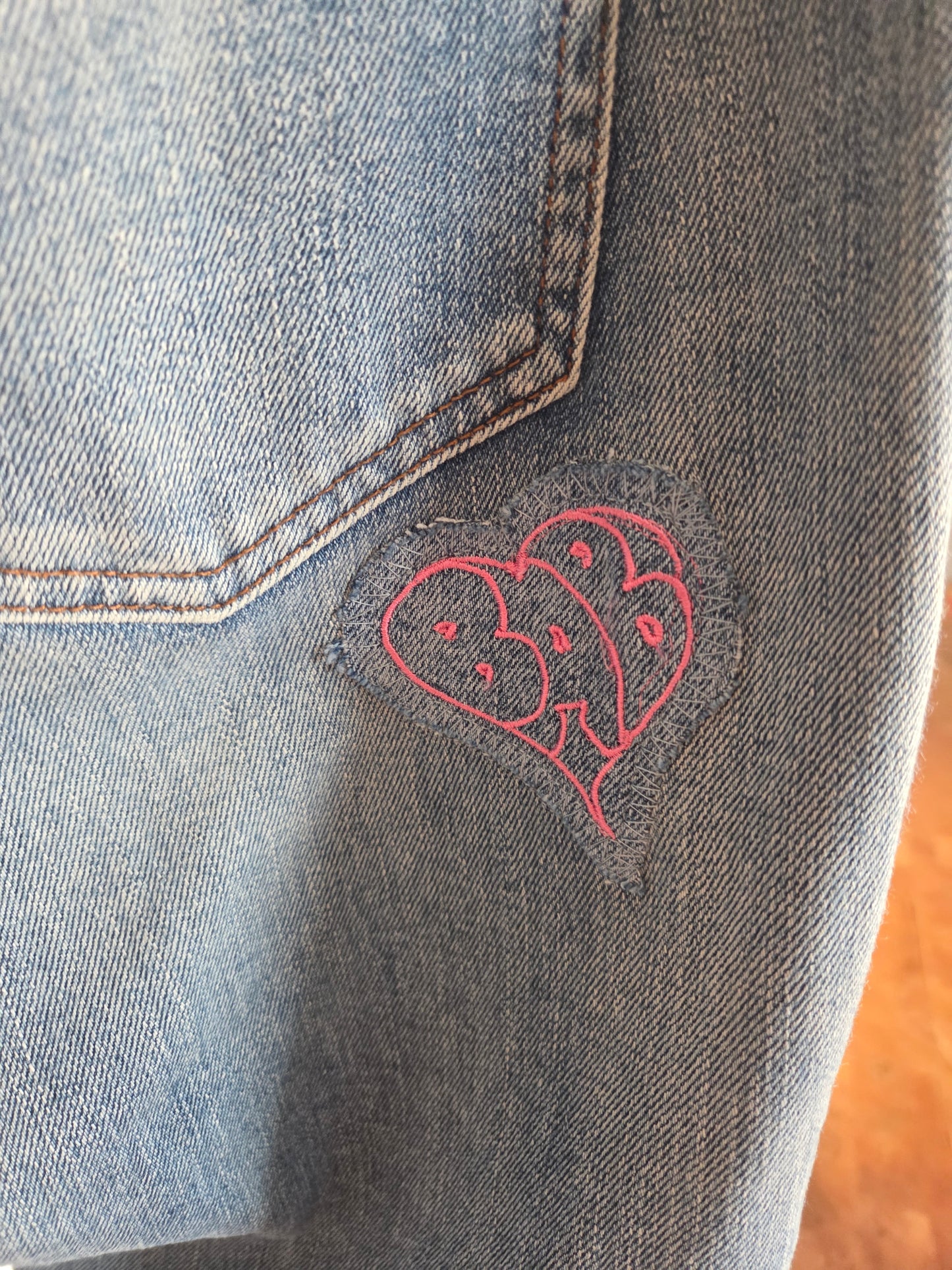 BAB Emp upcycled vintage jean Dolce Vida