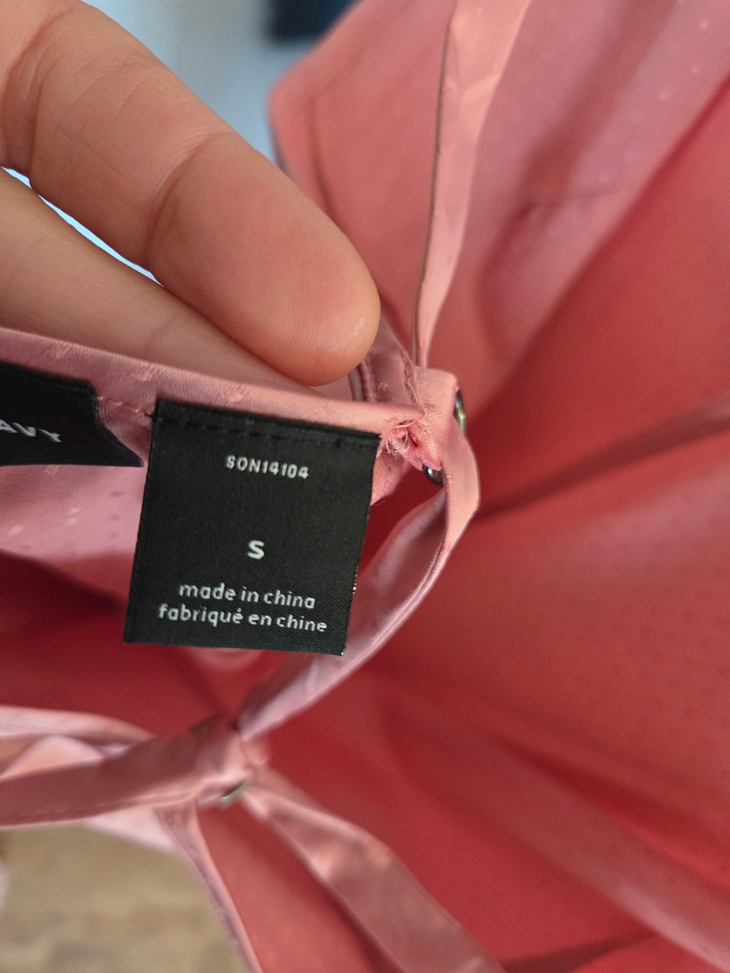 Rosy/pink slip dress