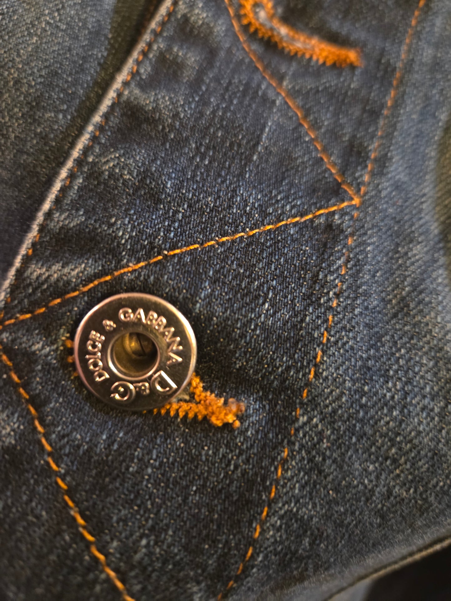 D&G Dolce Gabbana vintage jean jacket