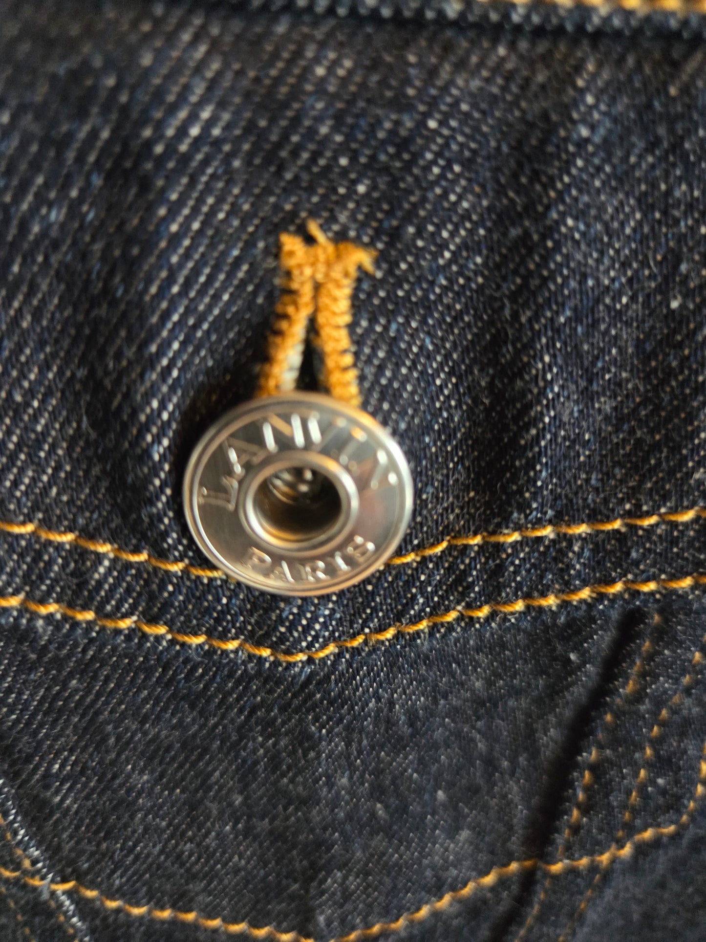 Lanvin Paris womens jean jacket
