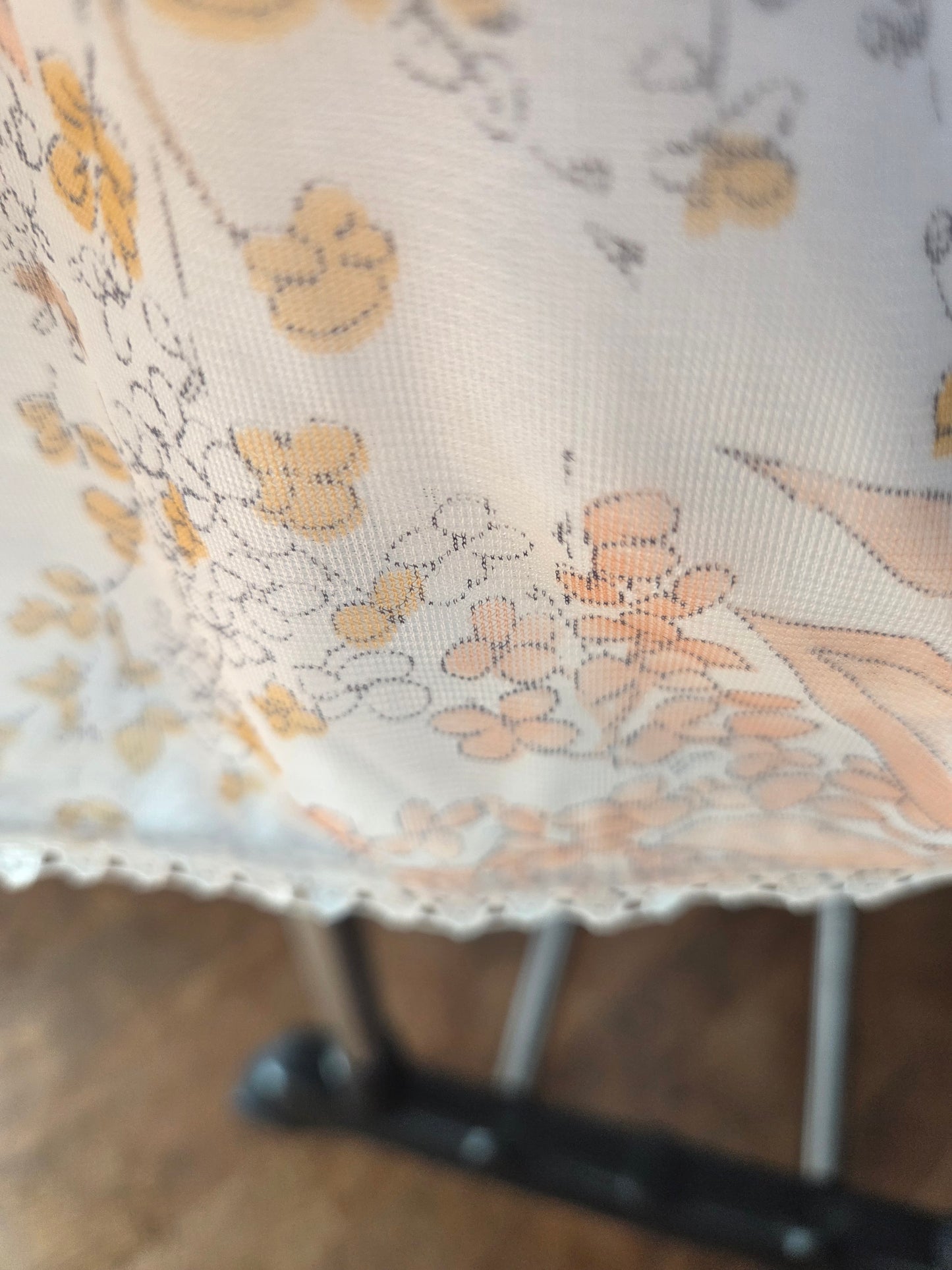 St Michael vintage thigh length floral slip