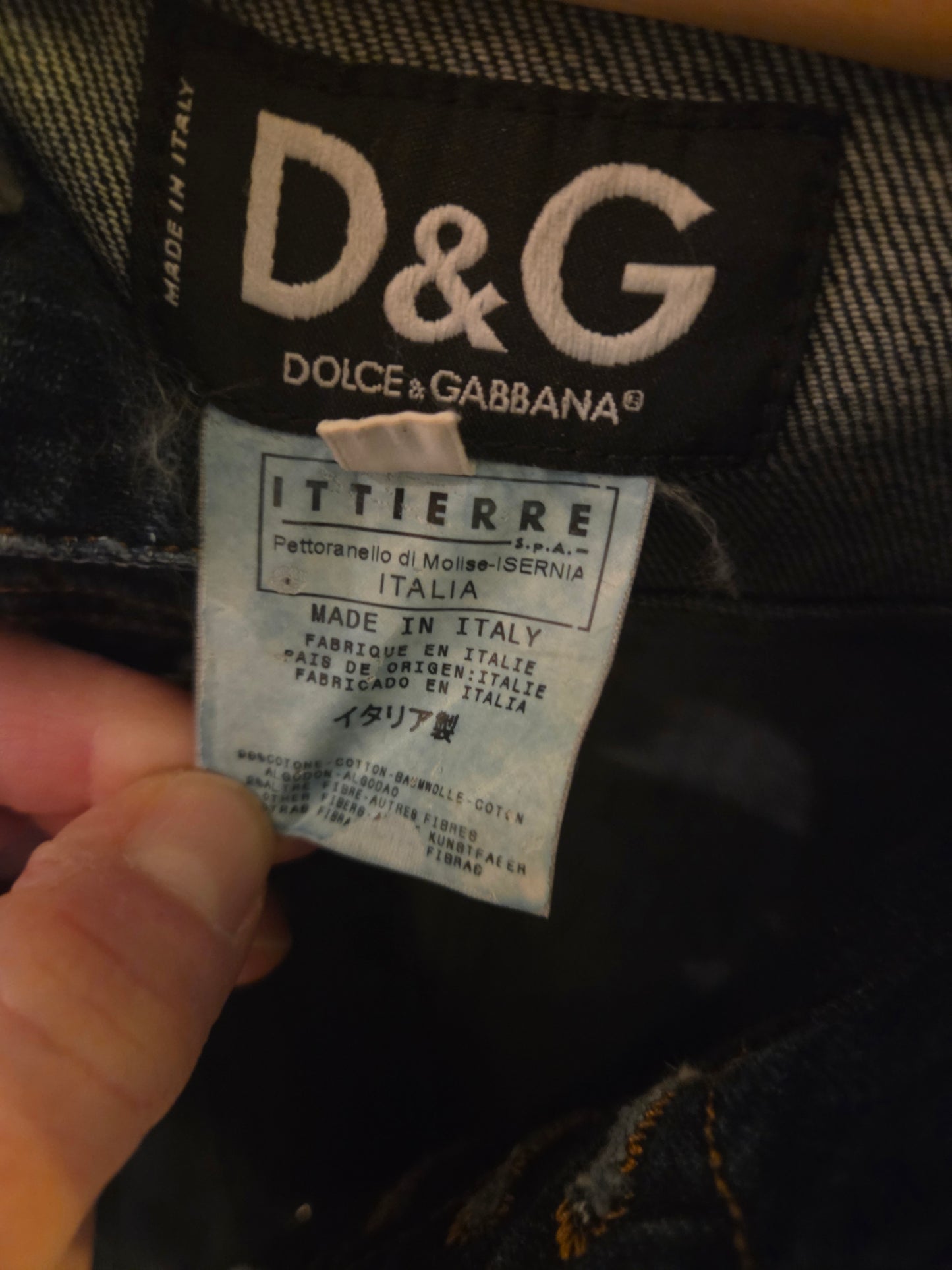 D&G Dolce Gabbana vintage jean jacket