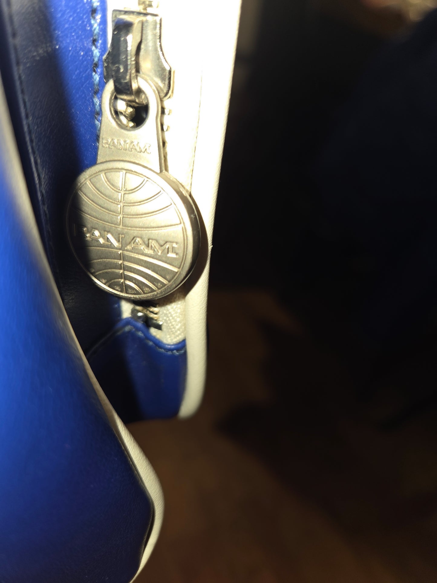 Pan Am Vintage Blue & White shoulder bag 1960's??