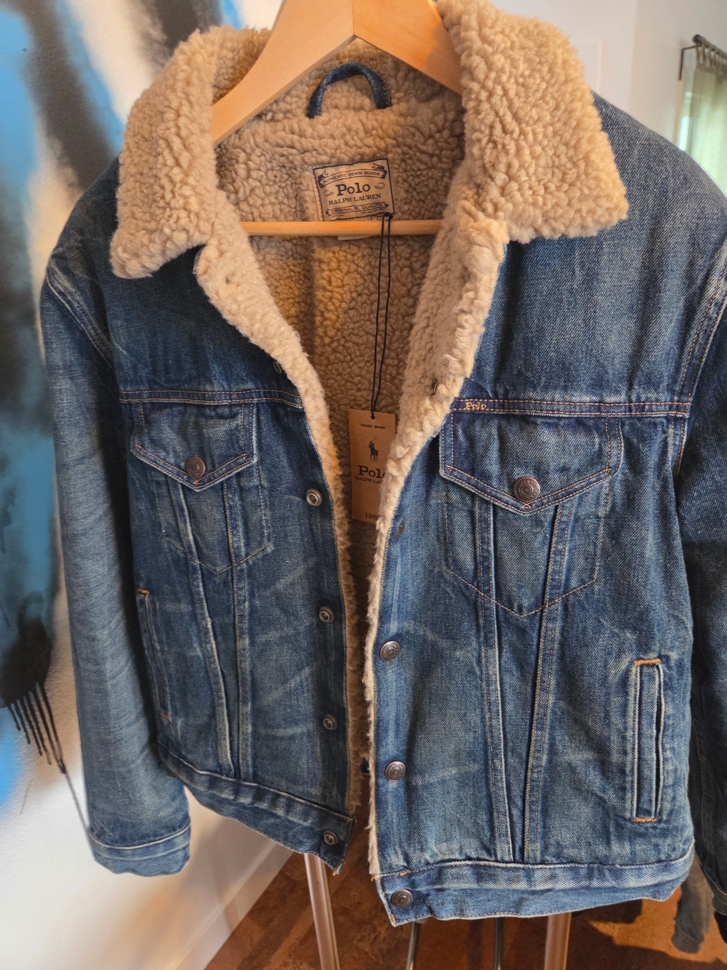 Polo Ralph Lauren men's lined jean jacket NWT