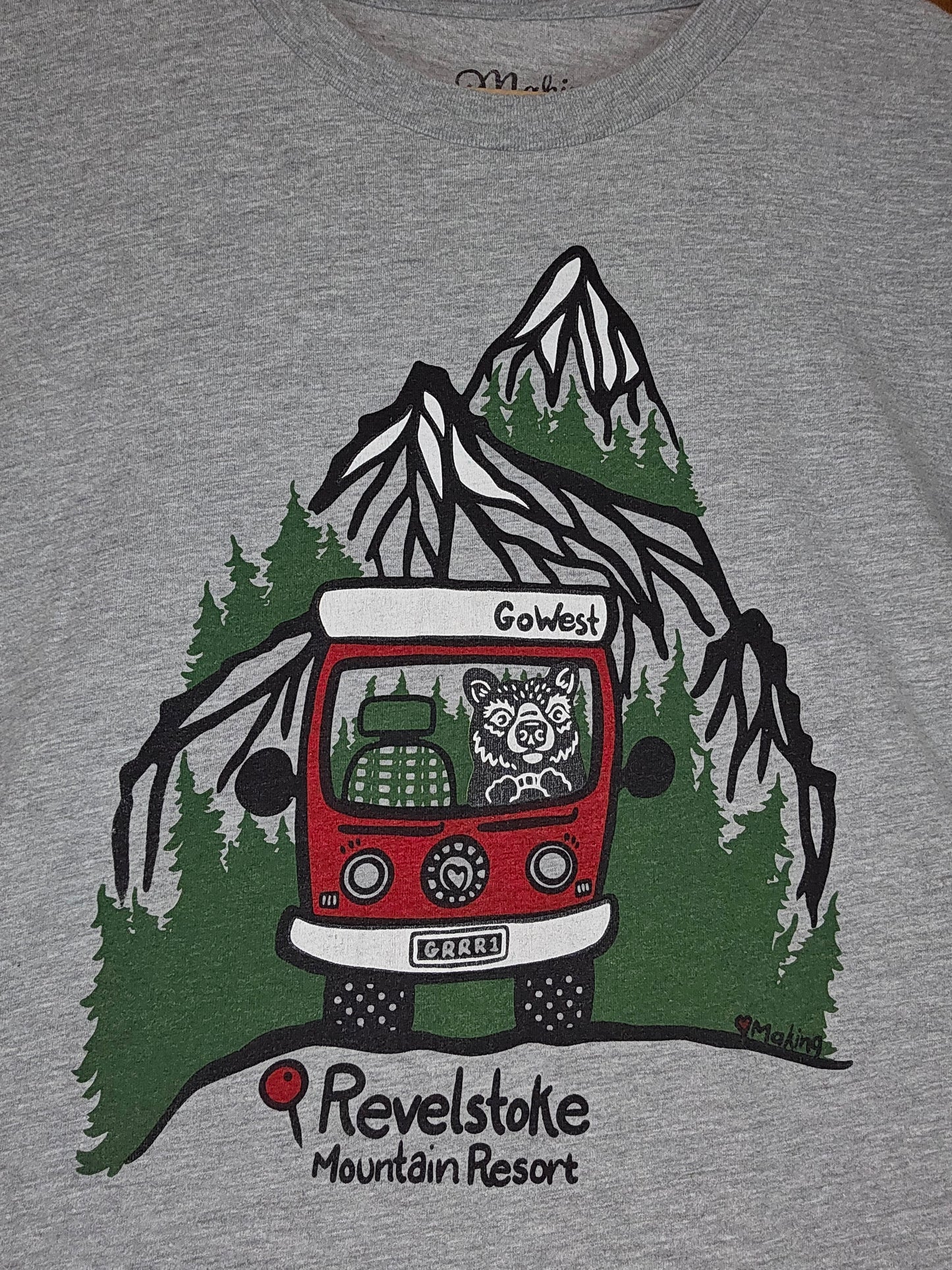 Grey go west Revelstoke