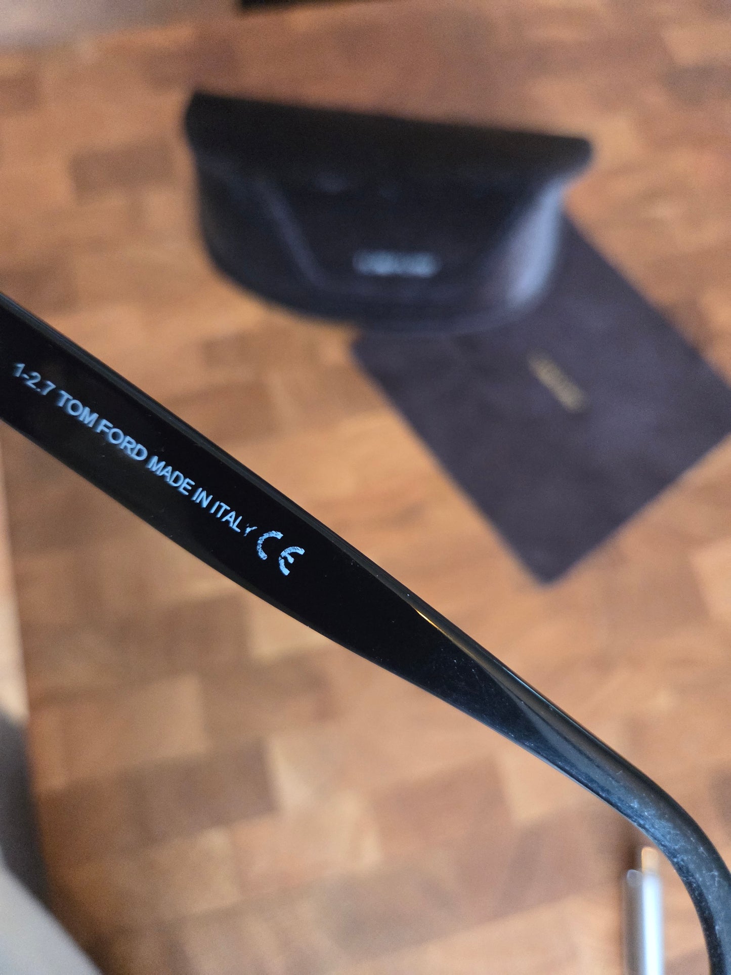 Tom Ford Black wayfarer polarized sunglasses