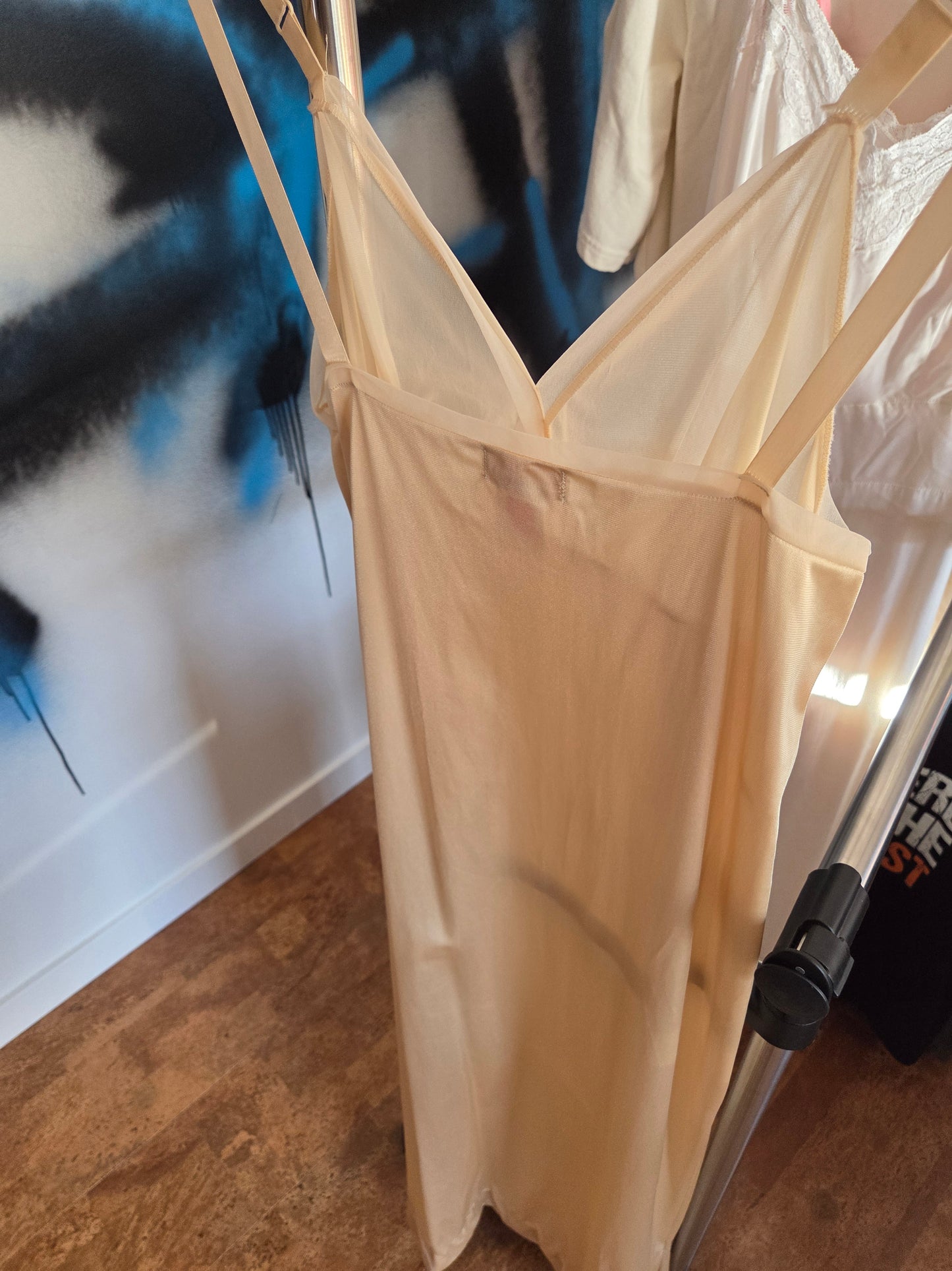 Le Voys vintage long cream slip