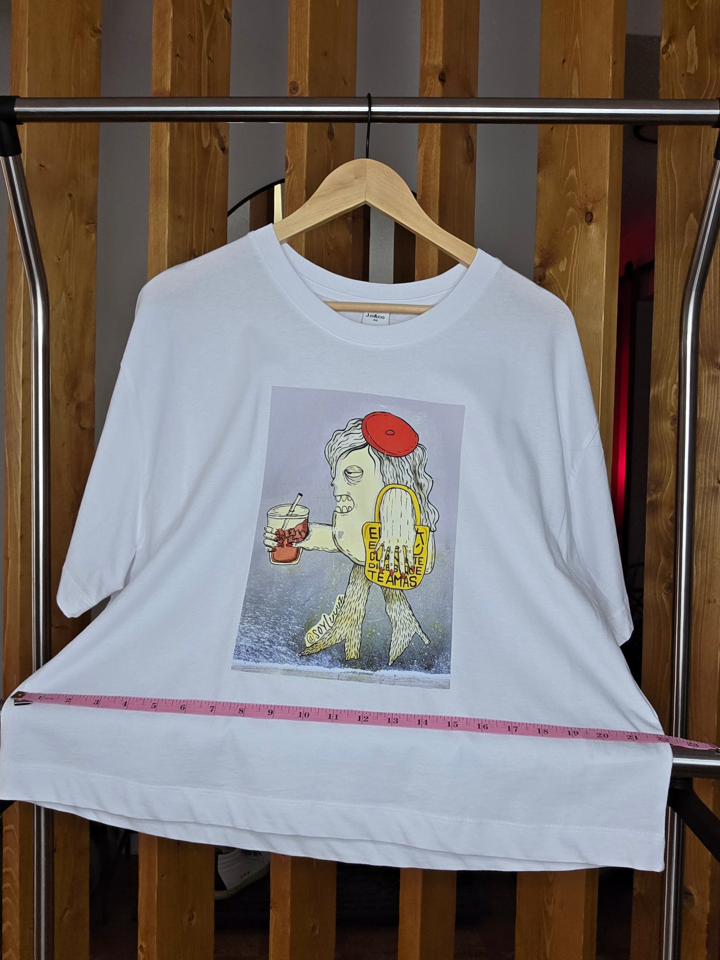 LA PAZ street art collection white...I love myself