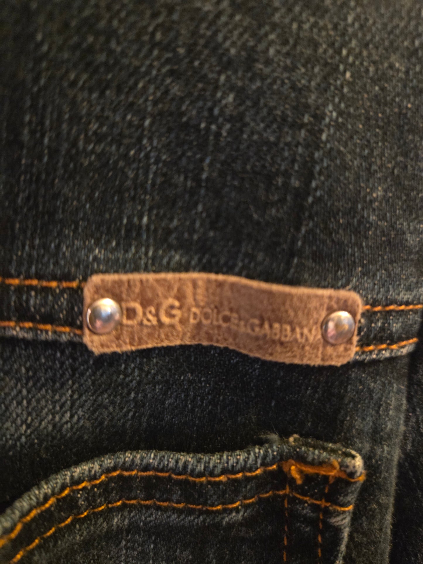 D&G Dolce Gabbana vintage jean jacket