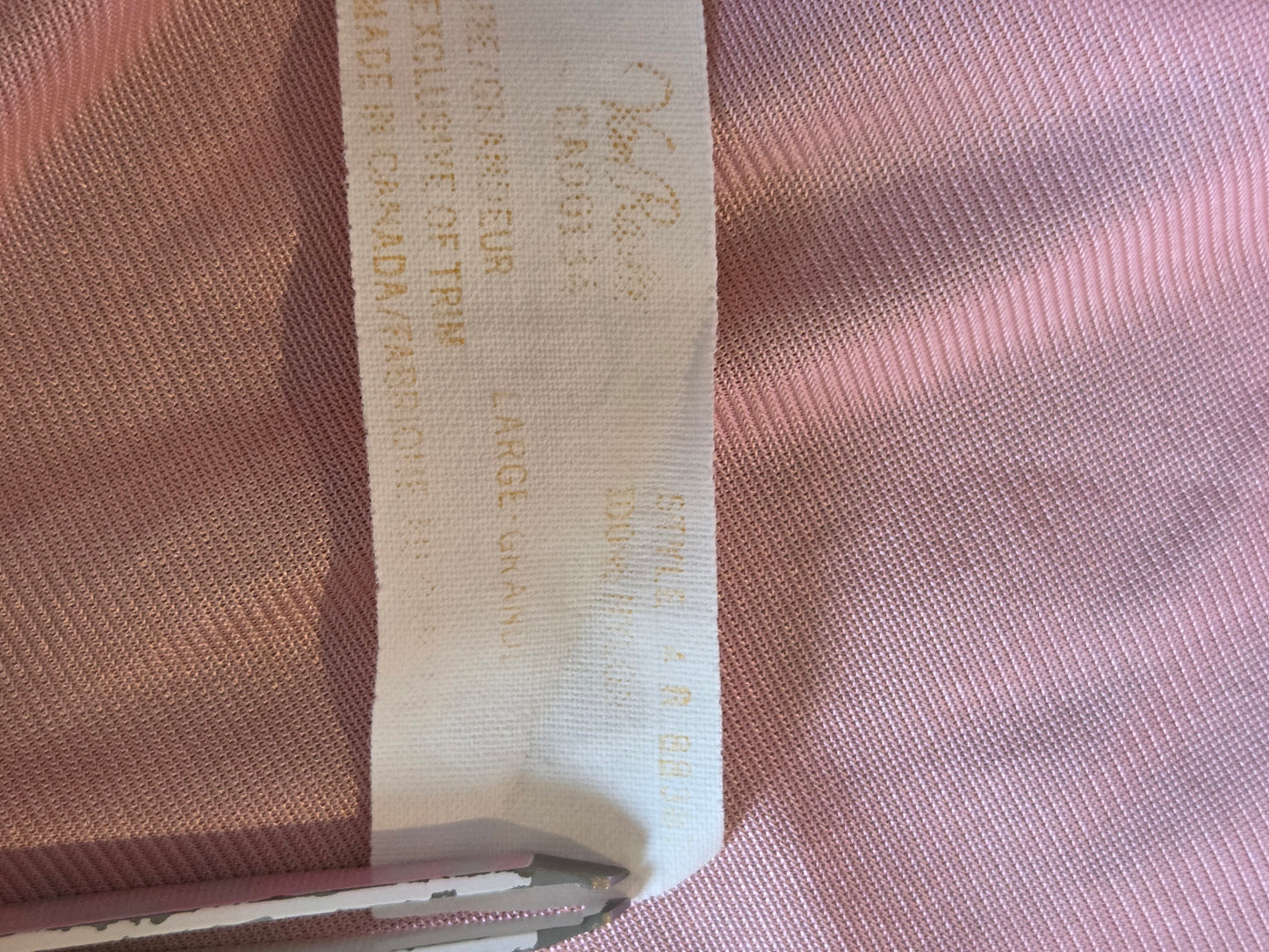 Van Raalte vintage light pink long nightgown..