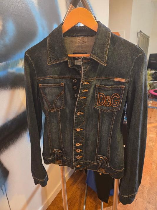 D&G Dolce Gabbana vintage jean jacket