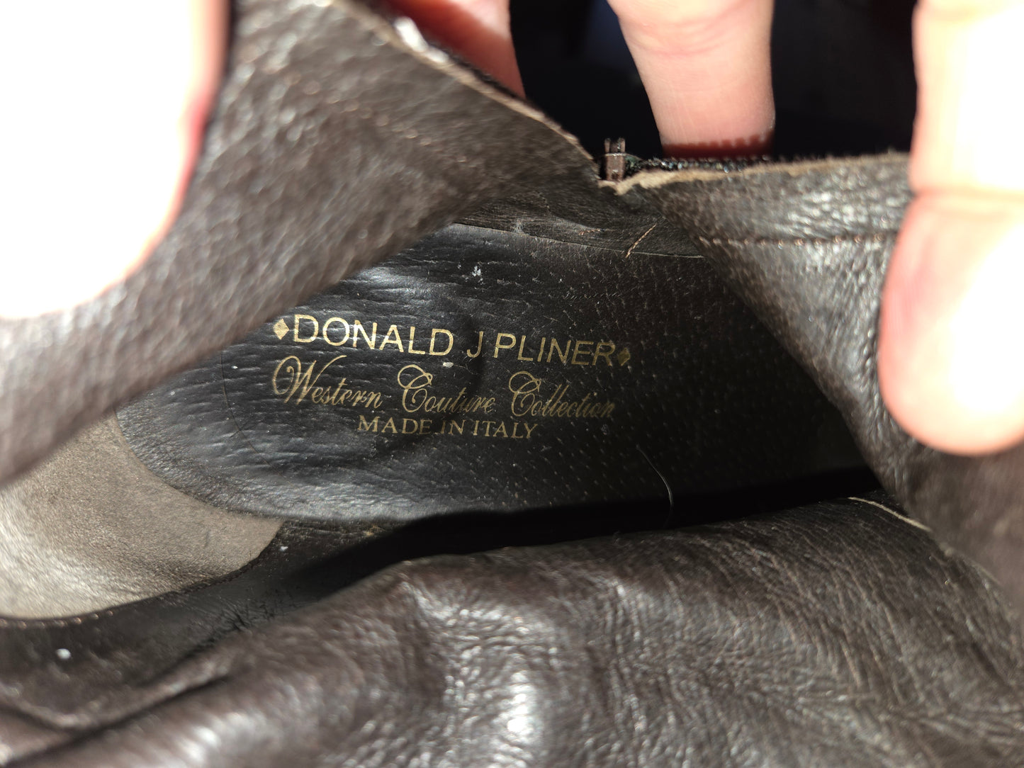 Genuine python Donald J Pliner Western Couture Collection Boot