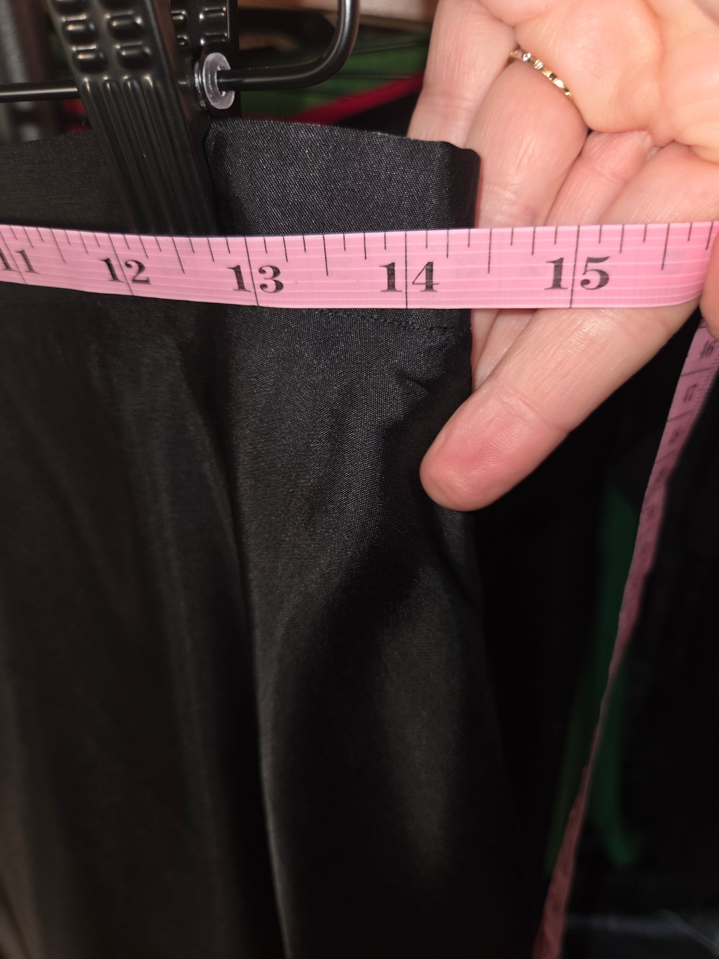 Vintage MM6 Maison Martin Margiela Paris Black Satin Skirt