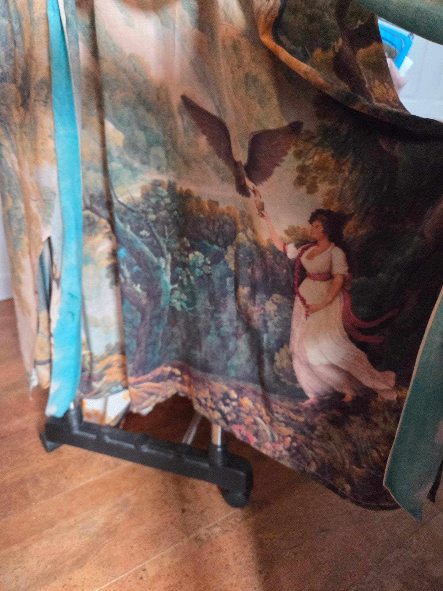 Robe kimono style print inspiration french art