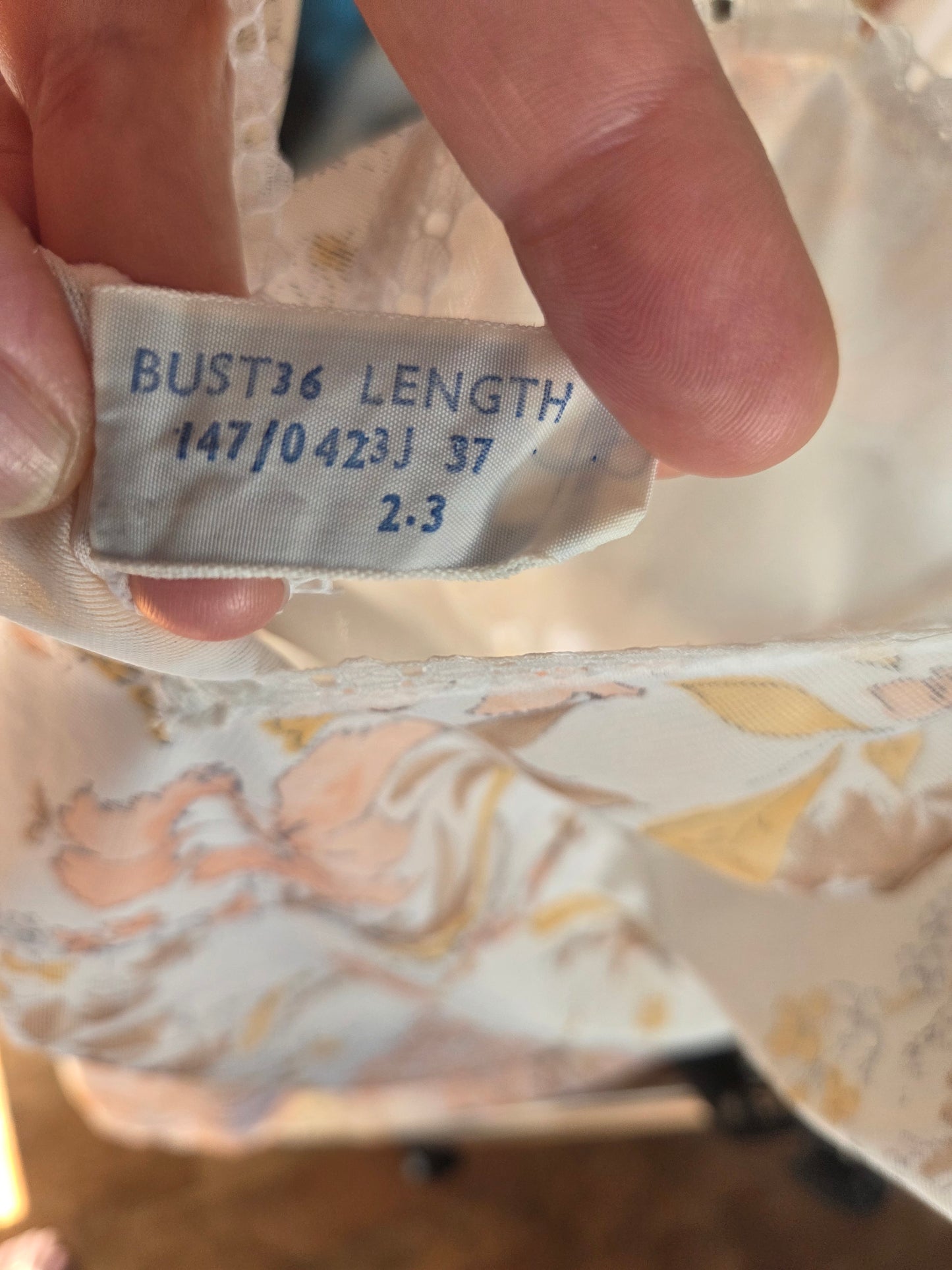 St Michael vintage thigh length floral slip