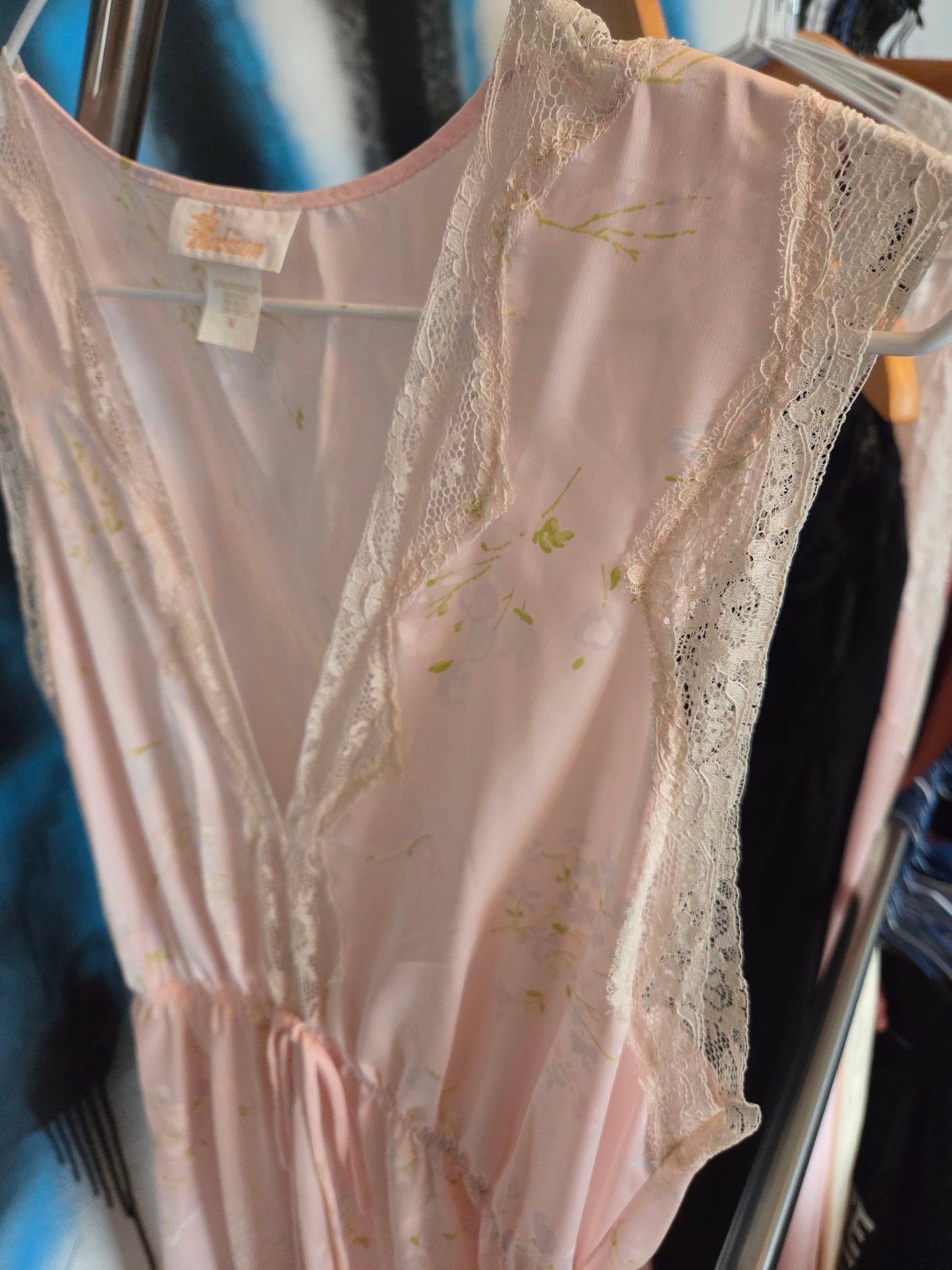 Vintage light pink loungwear ..Barbizon...USA