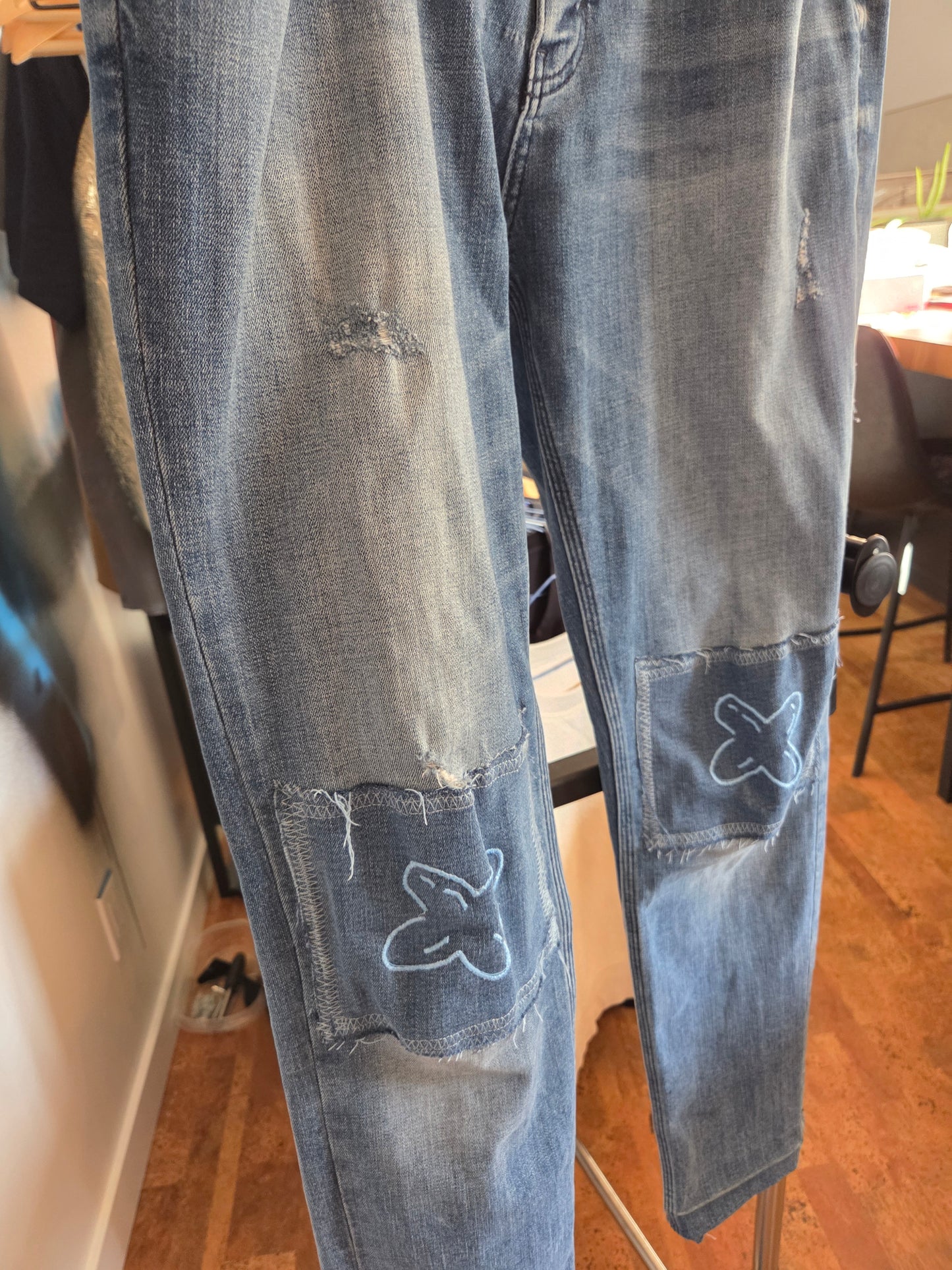BAB Emp upcycled jean Besame Mucho
