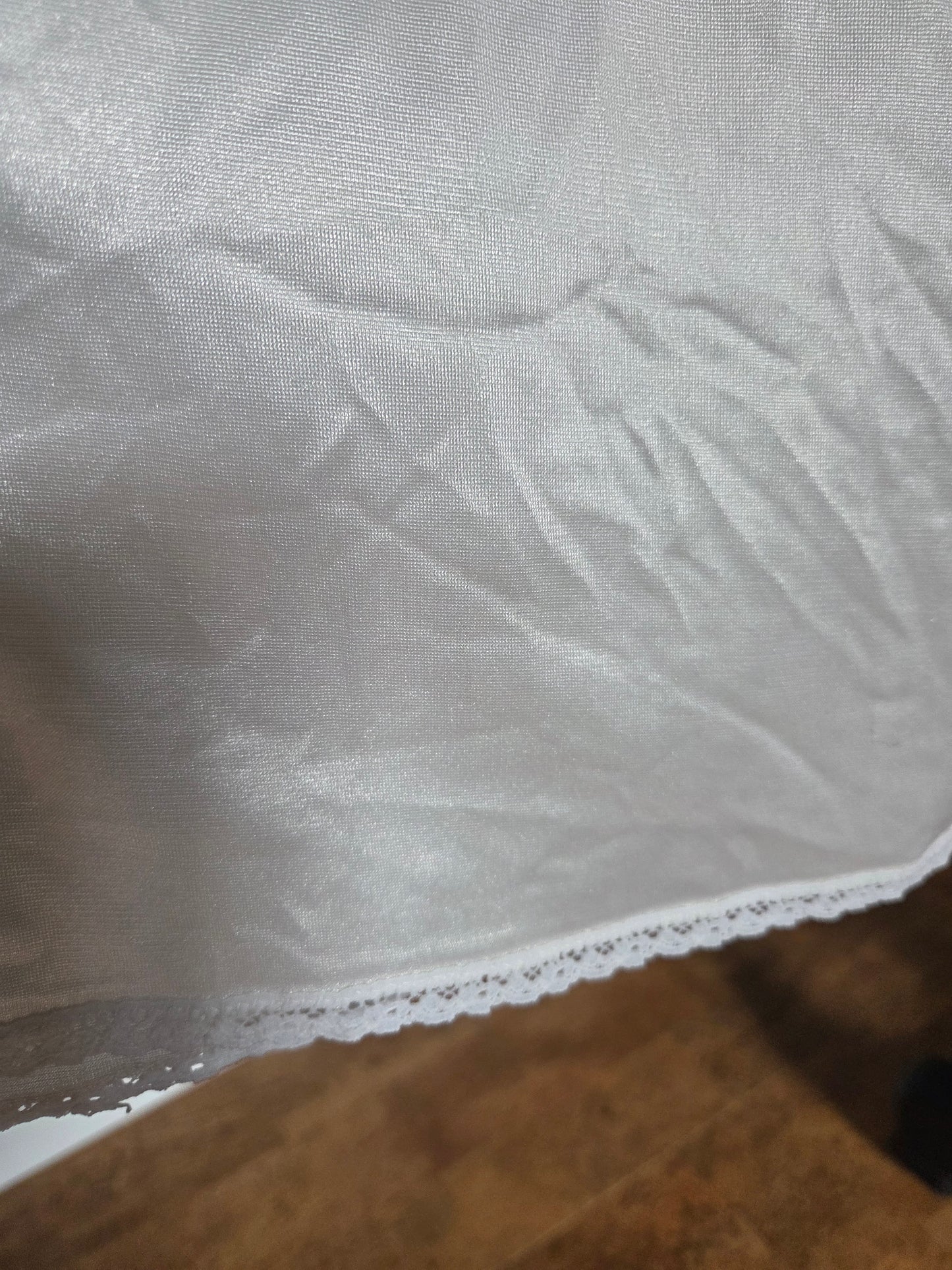 French Maid vintage knee length ivory slip