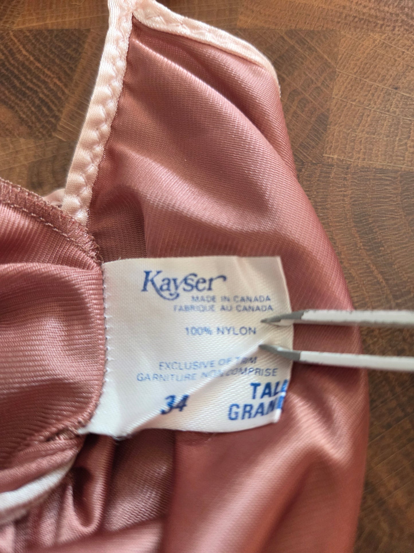 Kayser vintage knee length slip