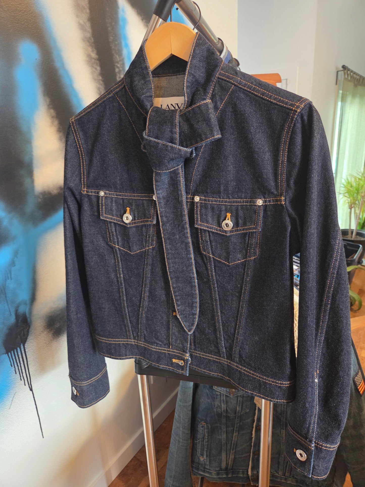 Lanvin Paris womens jean jacket