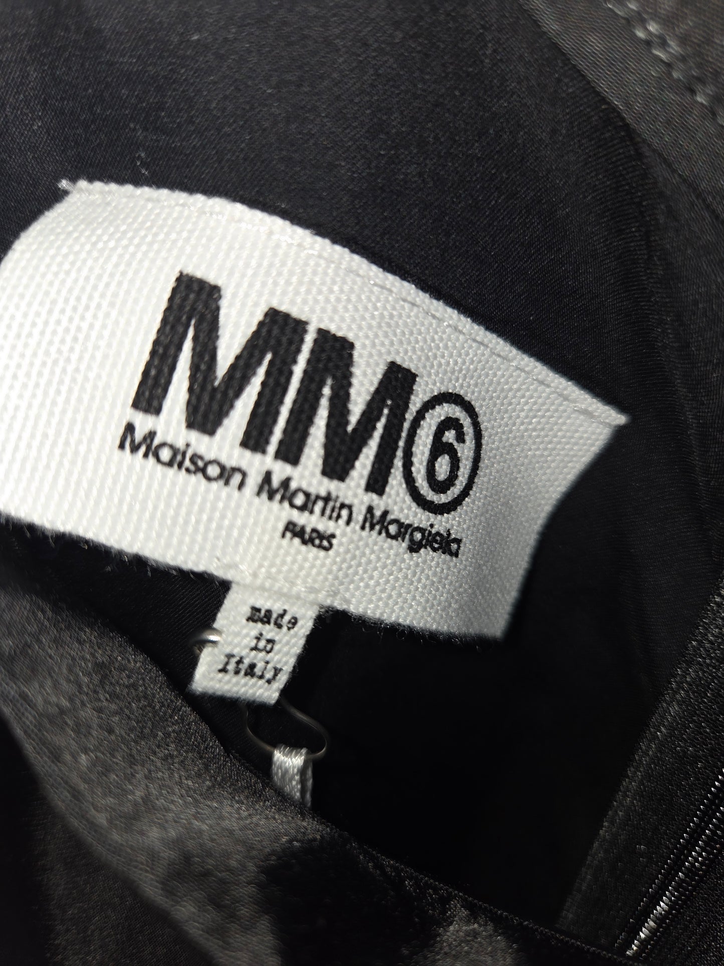Vintage MM6 Maison Martin Margiela Paris Black Satin Skirt